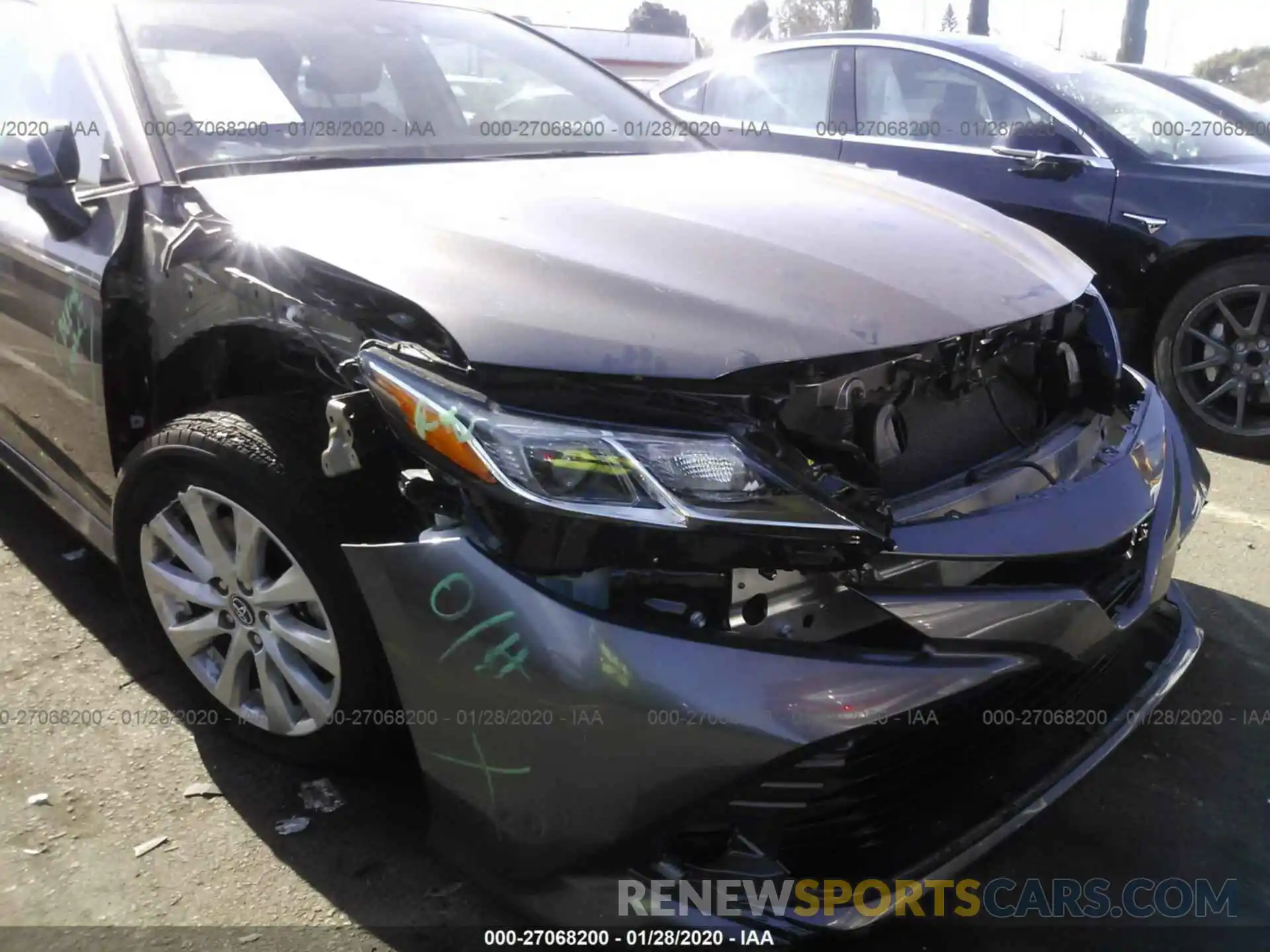 6 Photograph of a damaged car 4T1B11HK4KU735508 TOYOTA CAMRY 2019