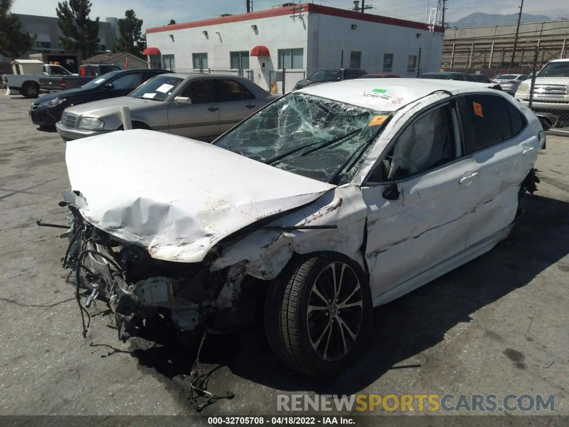 2 Photograph of a damaged car 4T1B11HK4KU736609 TOYOTA CAMRY 2019