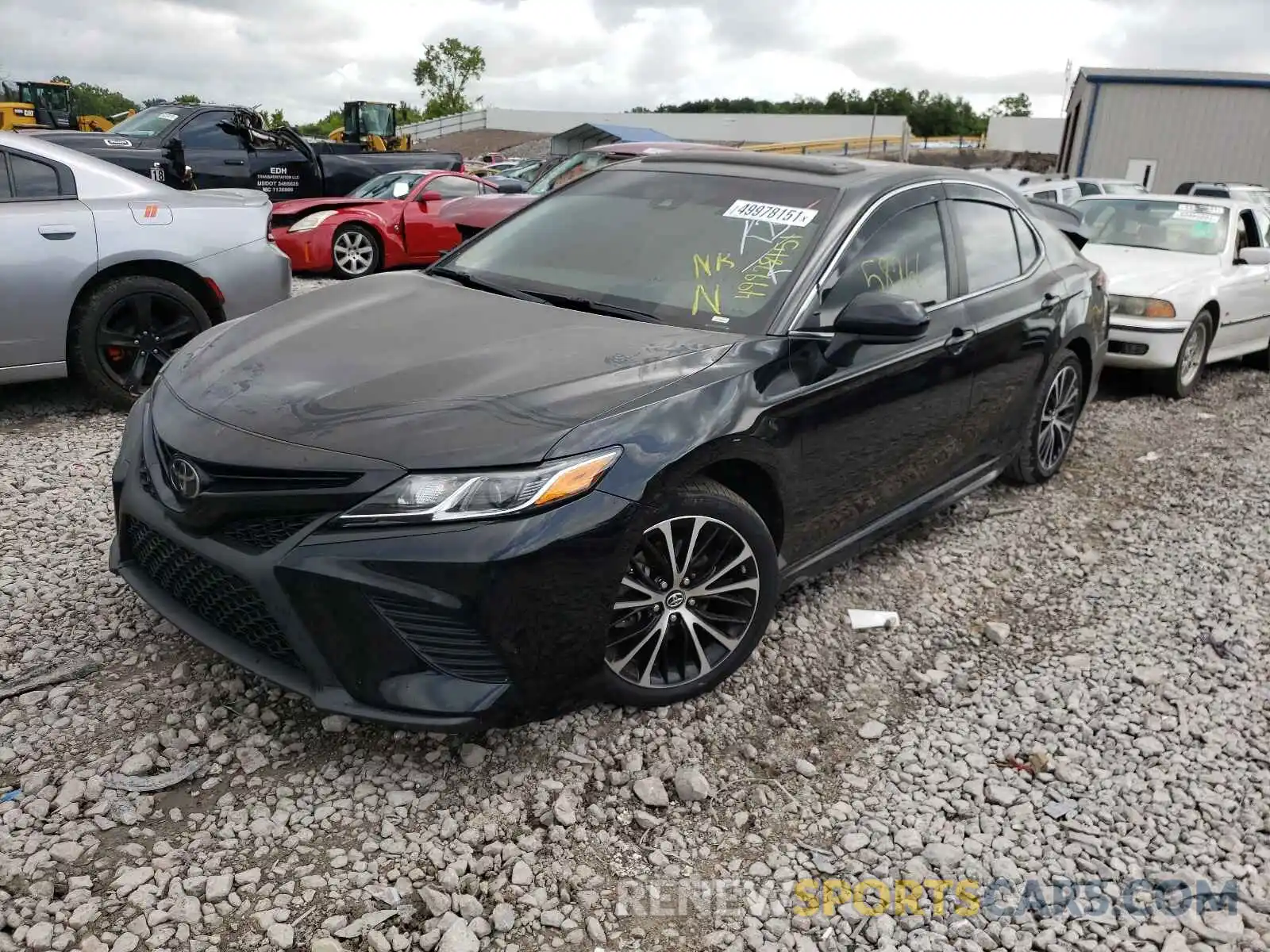 2 Photograph of a damaged car 4T1B11HK4KU737579 TOYOTA CAMRY 2019