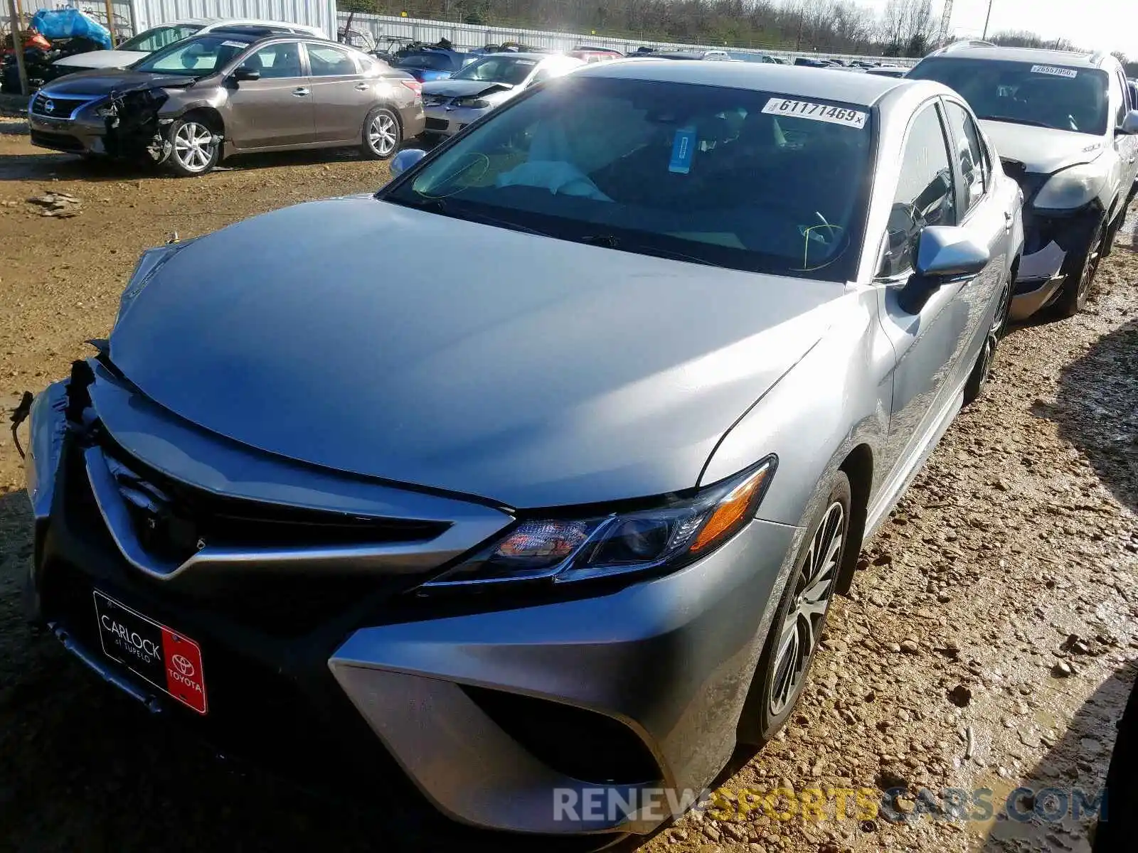 2 Photograph of a damaged car 4T1B11HK4KU737906 TOYOTA CAMRY 2019