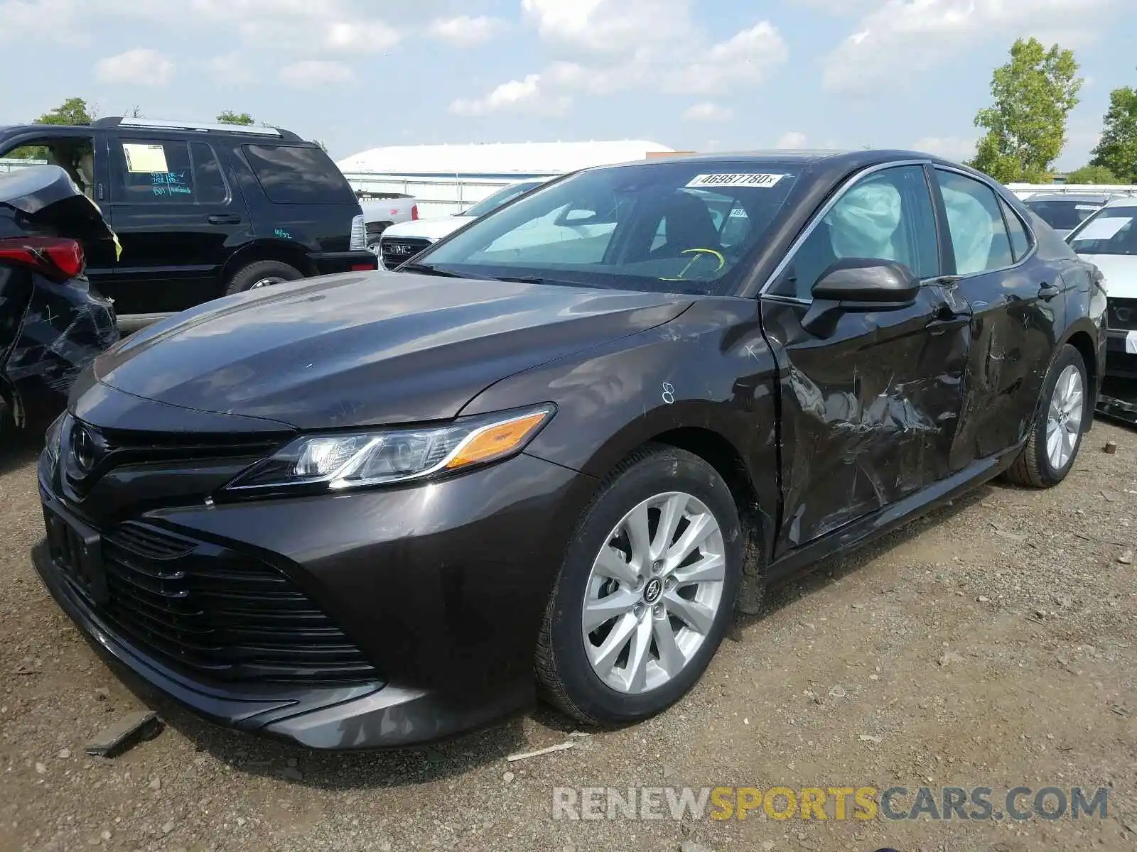 2 Photograph of a damaged car 4T1B11HK4KU739302 TOYOTA CAMRY 2019