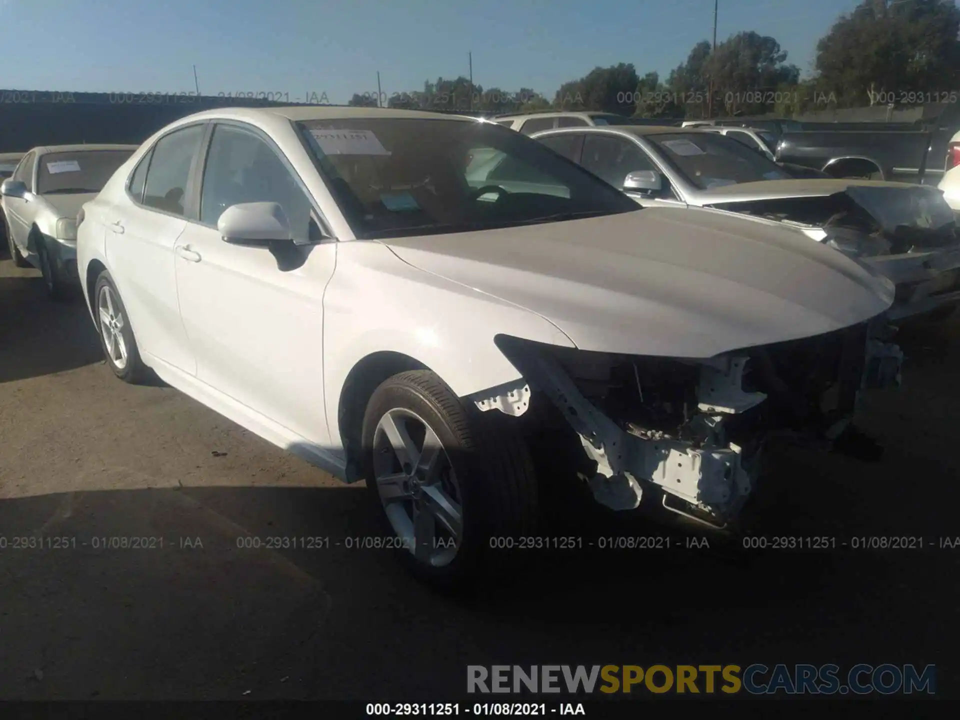 1 Photograph of a damaged car 4T1B11HK4KU742099 TOYOTA CAMRY 2019