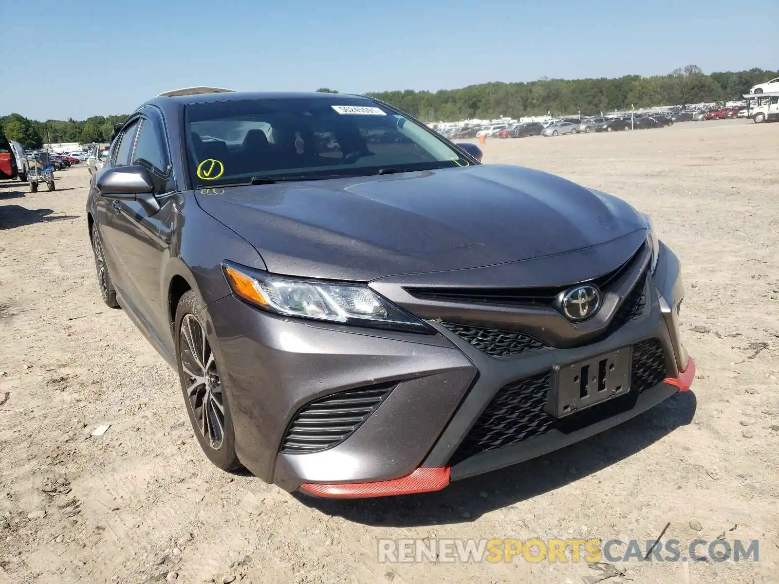 1 Photograph of a damaged car 4T1B11HK4KU742541 TOYOTA CAMRY 2019