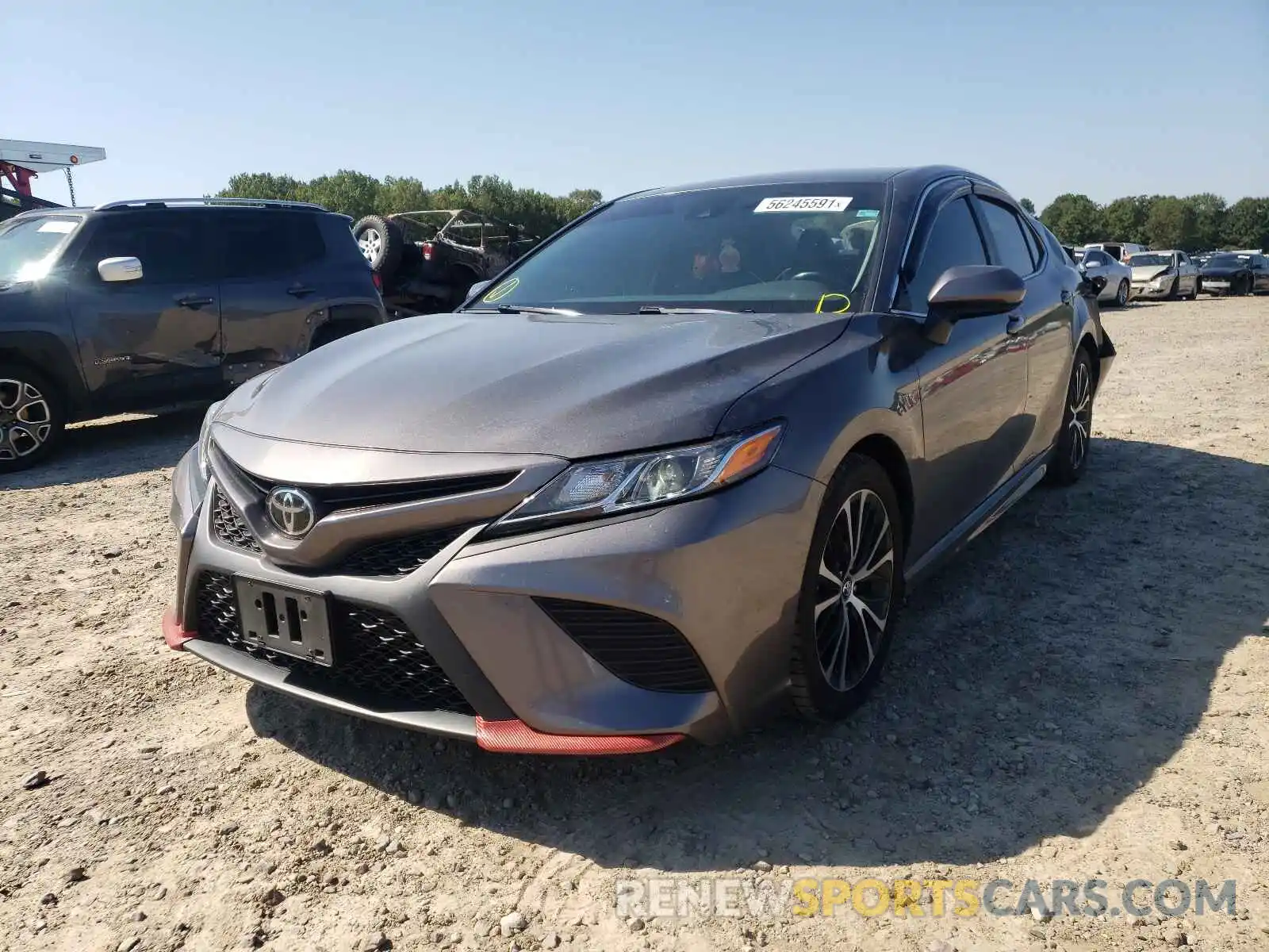 2 Photograph of a damaged car 4T1B11HK4KU742541 TOYOTA CAMRY 2019