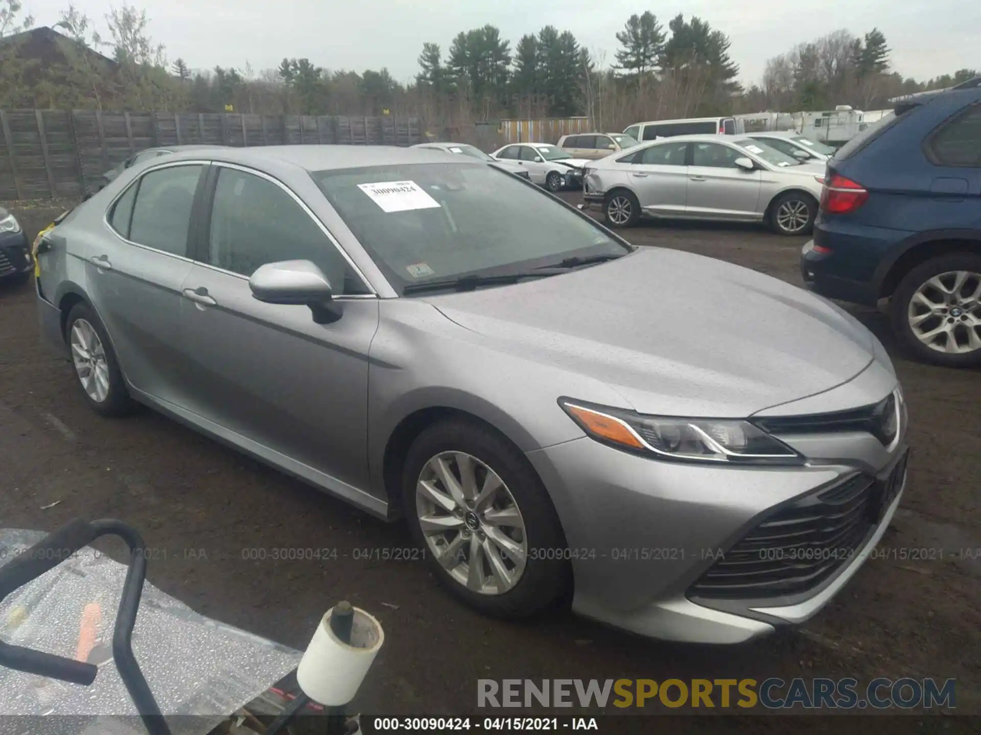 1 Photograph of a damaged car 4T1B11HK4KU742782 TOYOTA CAMRY 2019