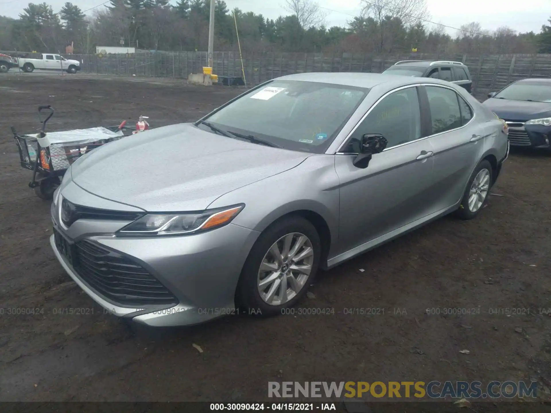 2 Photograph of a damaged car 4T1B11HK4KU742782 TOYOTA CAMRY 2019