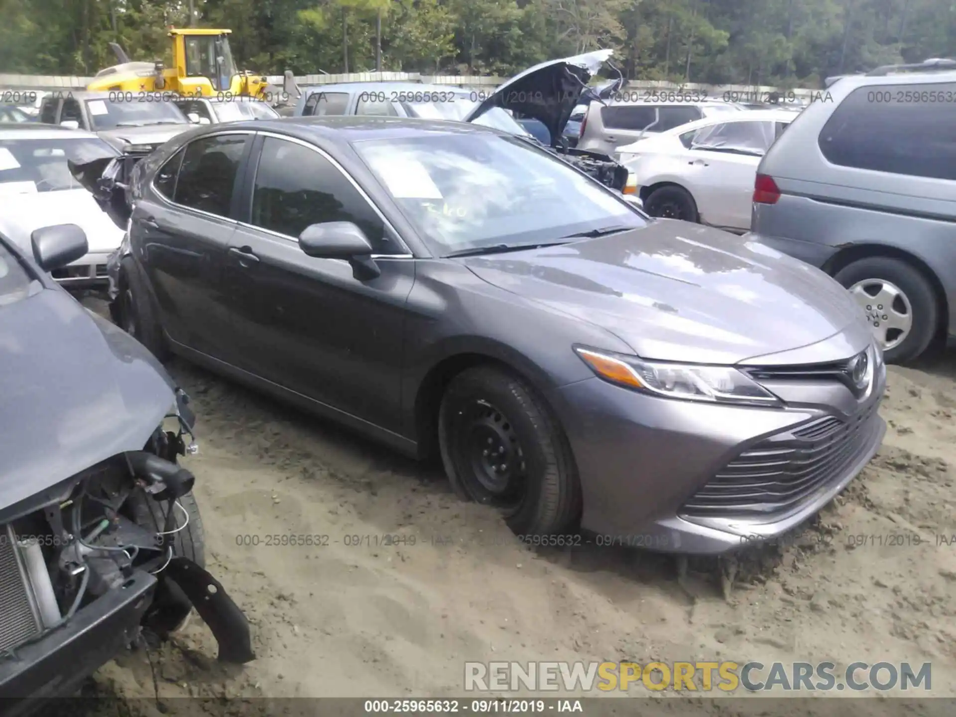 1 Photograph of a damaged car 4T1B11HK4KU743253 TOYOTA CAMRY 2019