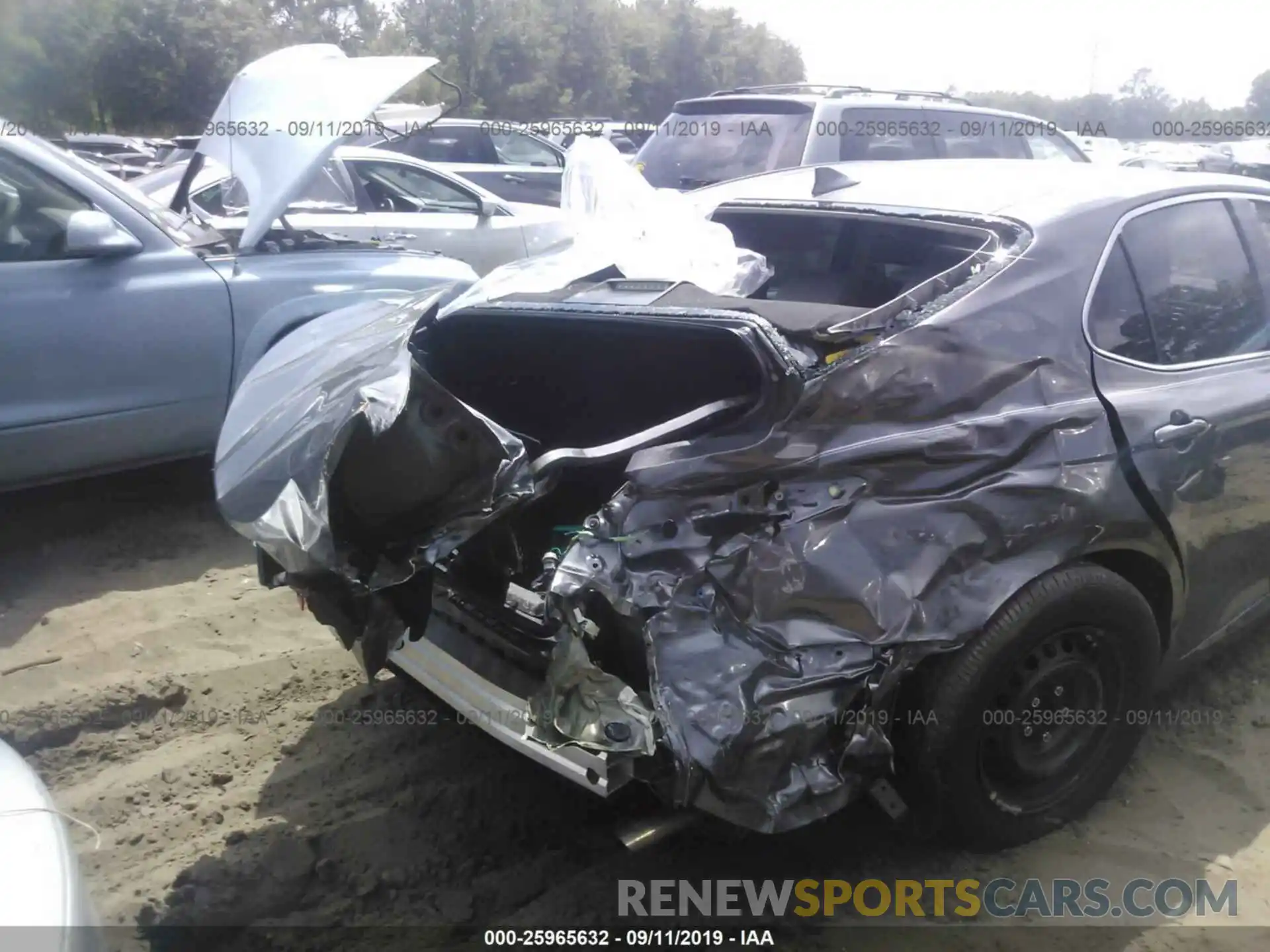 6 Photograph of a damaged car 4T1B11HK4KU743253 TOYOTA CAMRY 2019