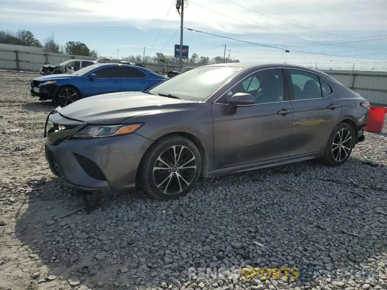 1 Photograph of a damaged car 4T1B11HK4KU743527 TOYOTA CAMRY 2019