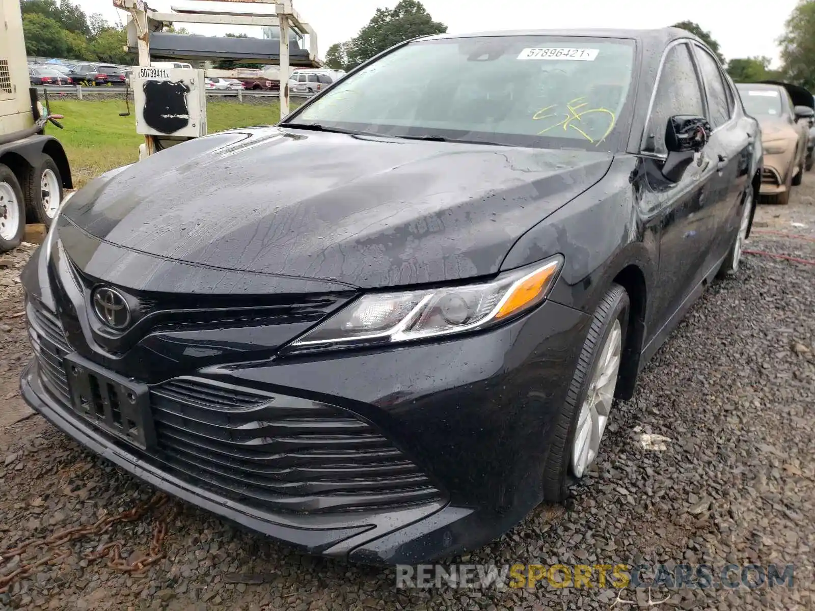 2 Photograph of a damaged car 4T1B11HK4KU743575 TOYOTA CAMRY 2019