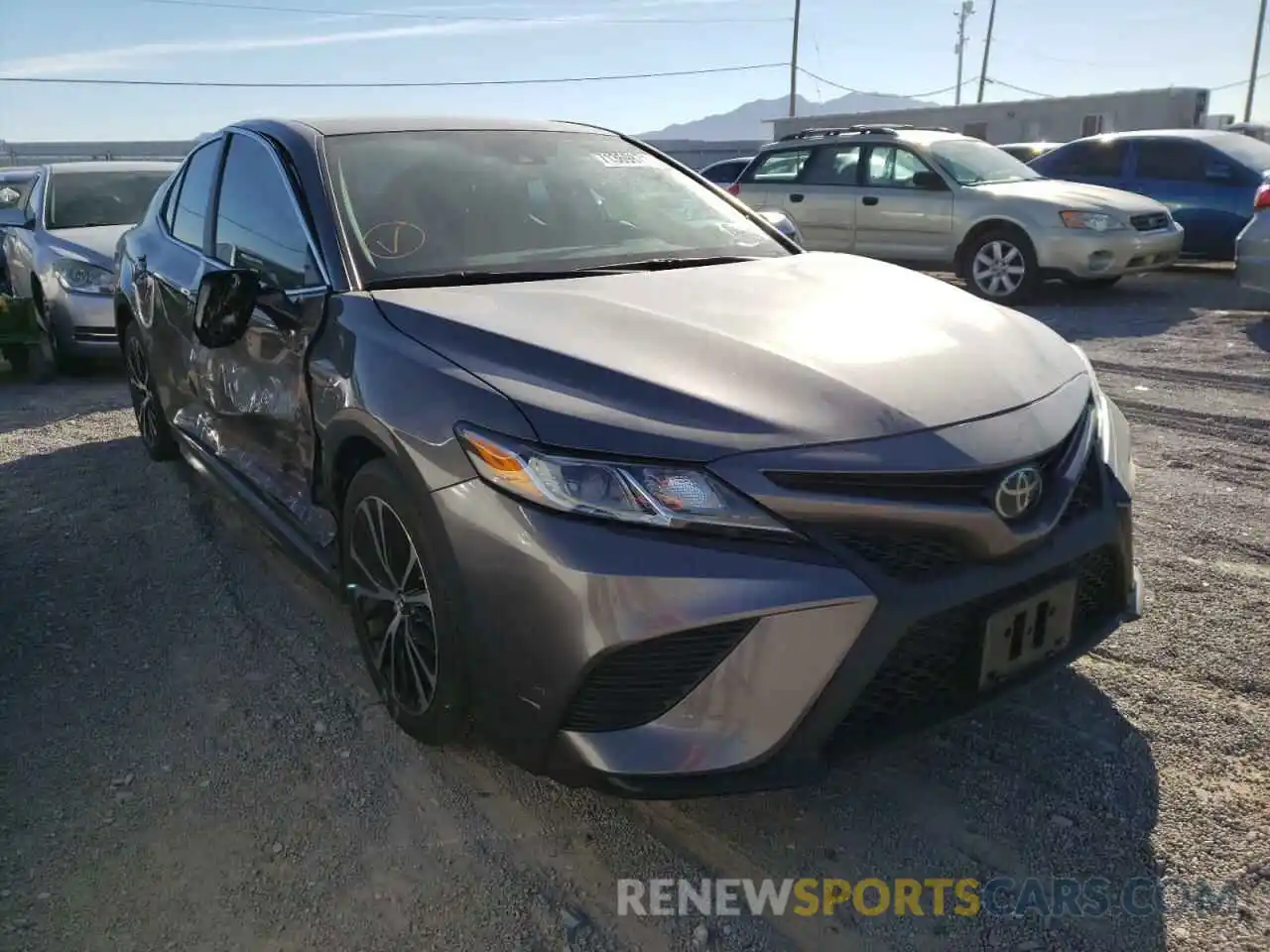 1 Photograph of a damaged car 4T1B11HK4KU747707 TOYOTA CAMRY 2019