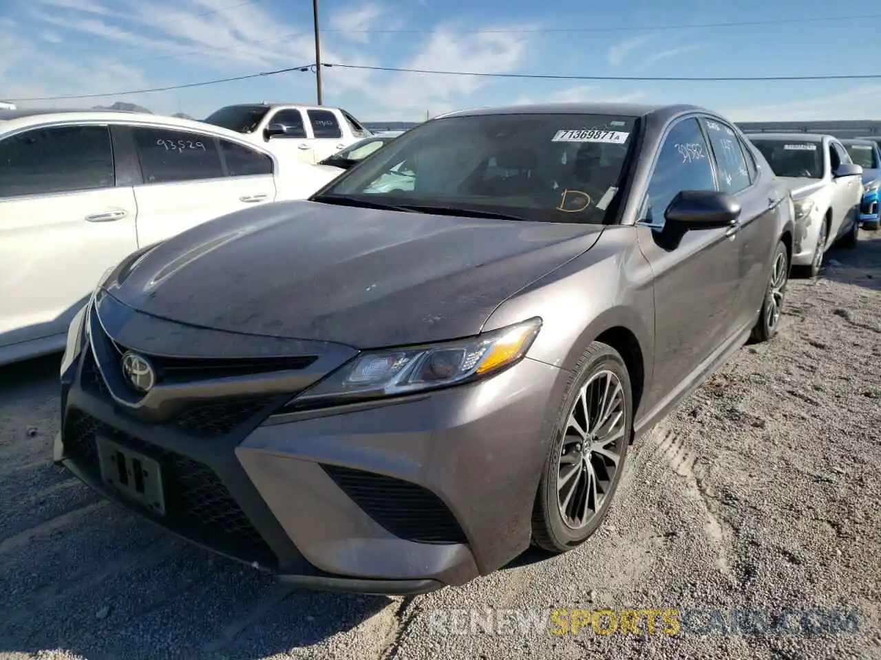 2 Photograph of a damaged car 4T1B11HK4KU747707 TOYOTA CAMRY 2019