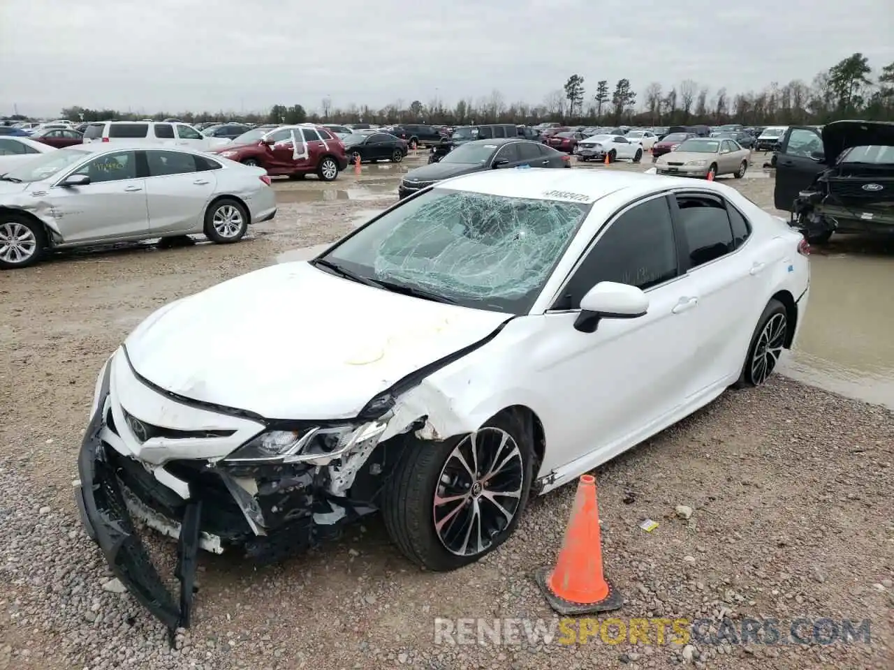 2 Photograph of a damaged car 4T1B11HK4KU751661 TOYOTA CAMRY 2019