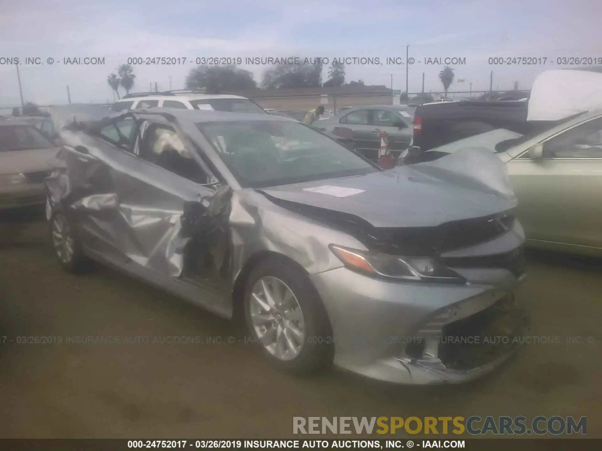 1 Photograph of a damaged car 4T1B11HK4KU754026 TOYOTA CAMRY 2019