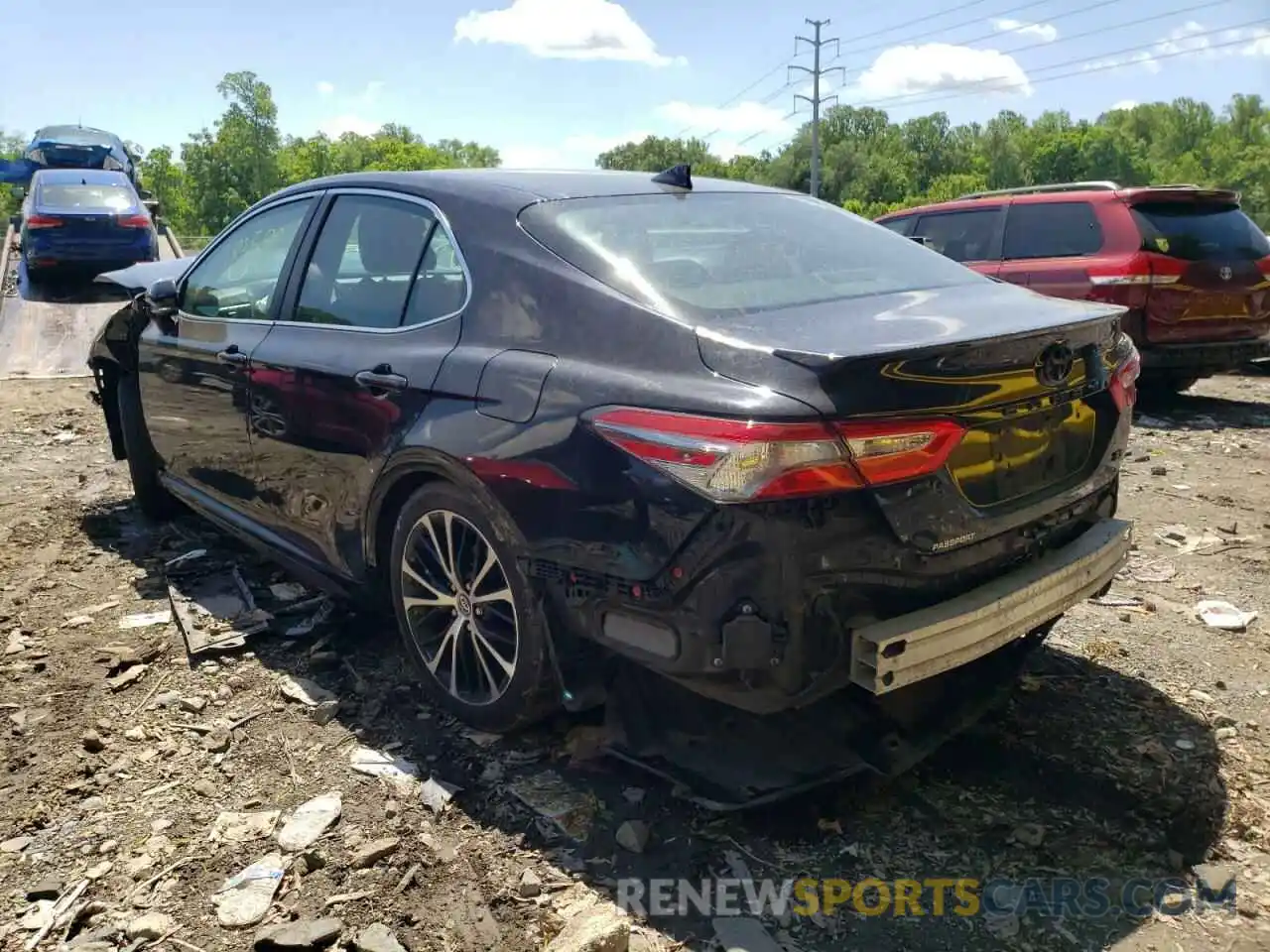 3 Photograph of a damaged car 4T1B11HK4KU754706 TOYOTA CAMRY 2019