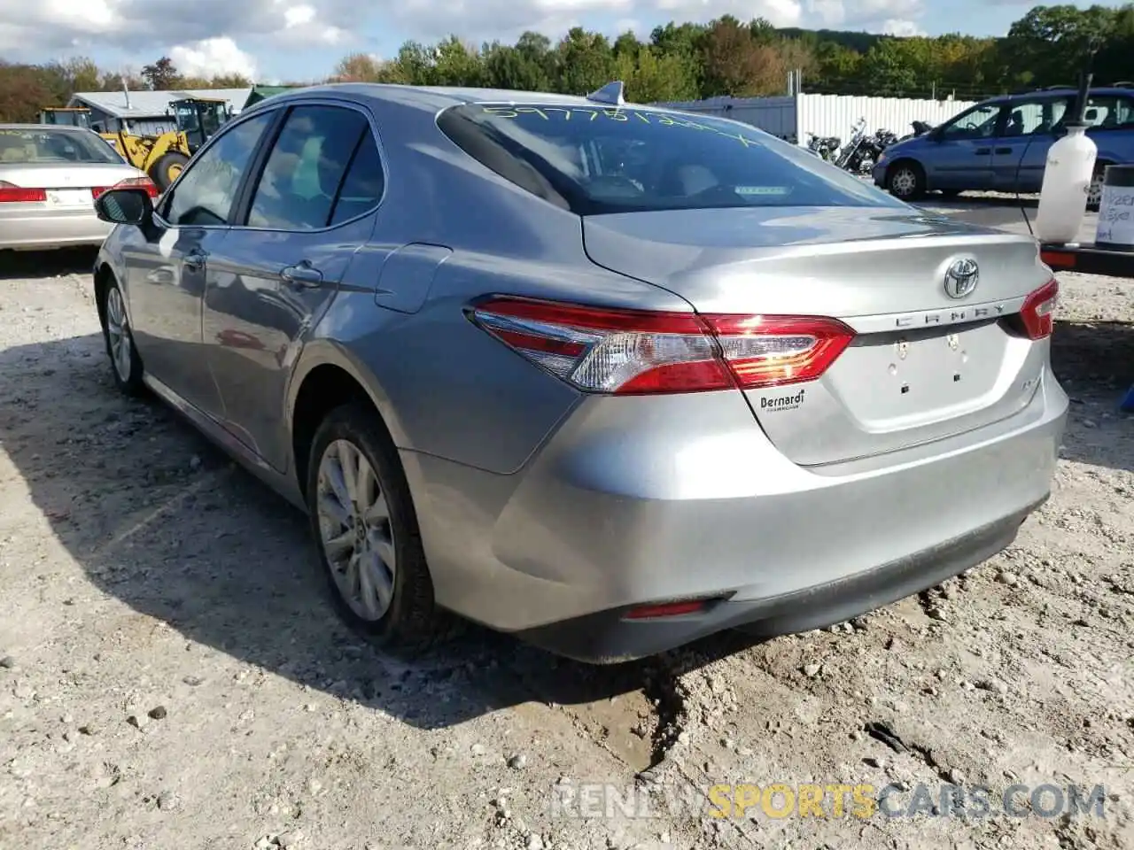 3 Photograph of a damaged car 4T1B11HK4KU756245 TOYOTA CAMRY 2019