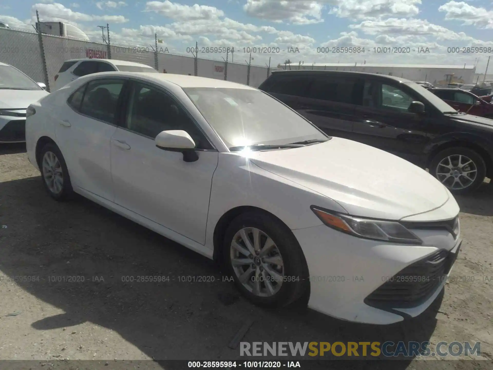 1 Photograph of a damaged car 4T1B11HK4KU757590 TOYOTA CAMRY 2019