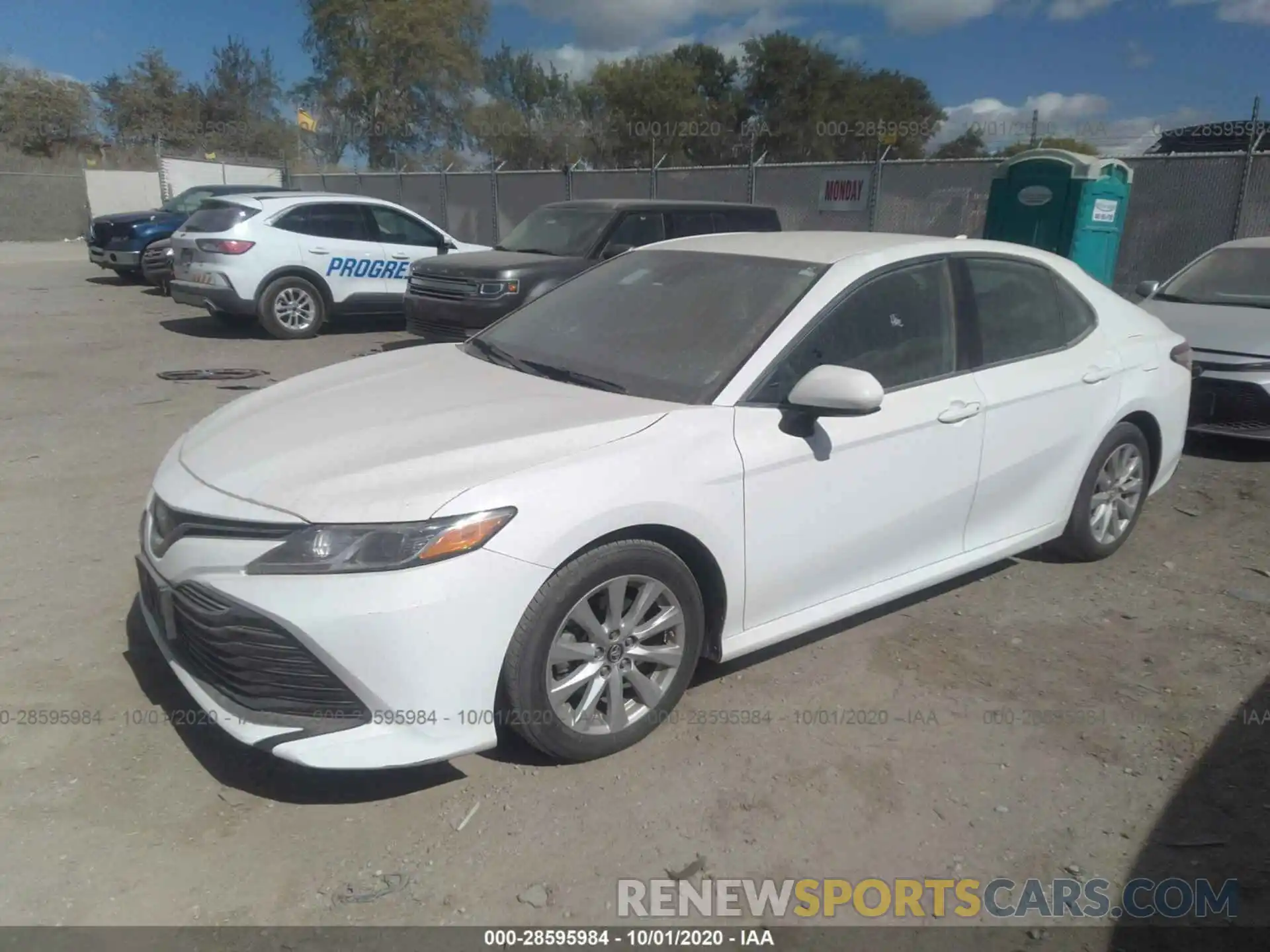 2 Photograph of a damaged car 4T1B11HK4KU757590 TOYOTA CAMRY 2019