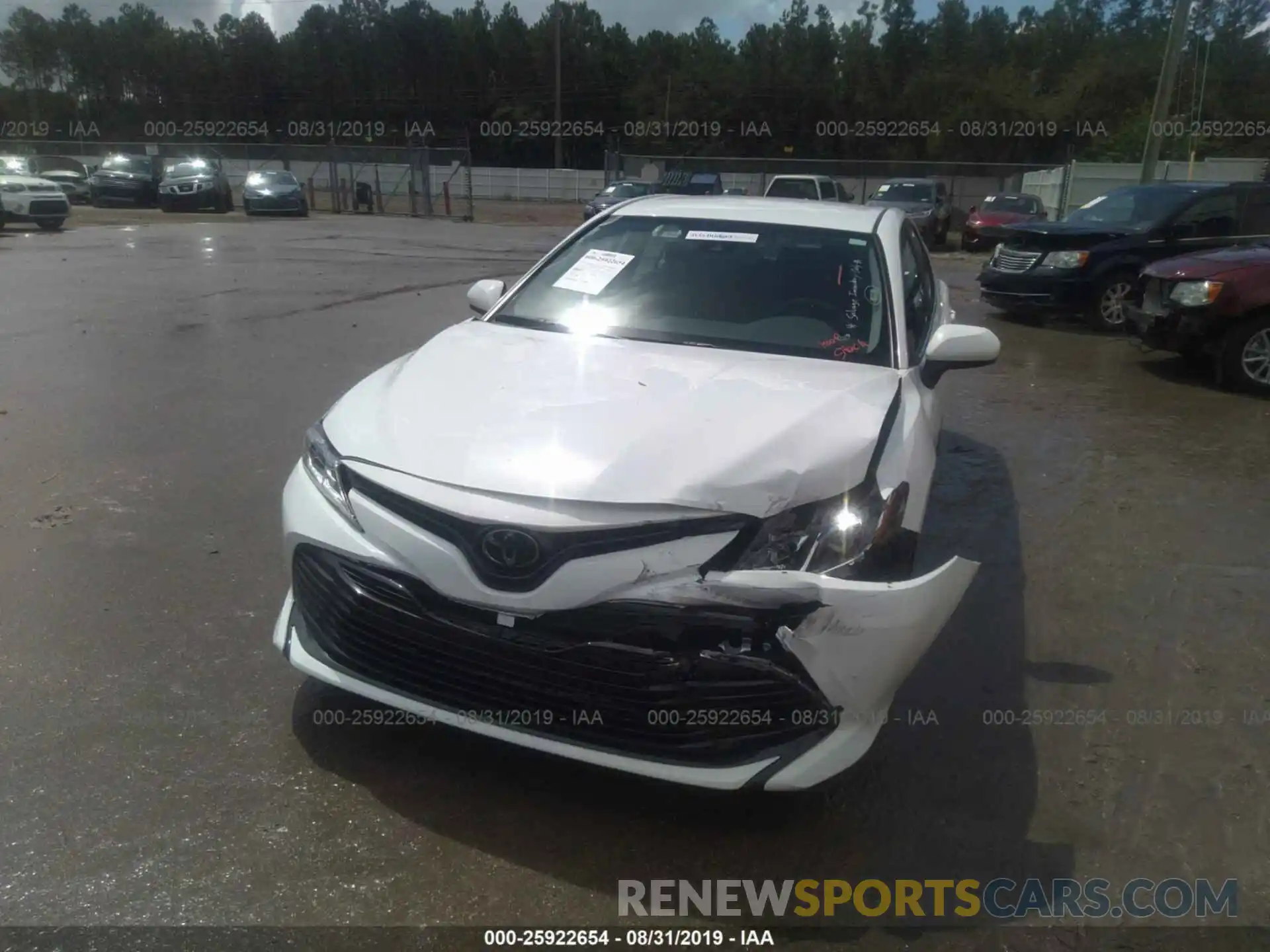 6 Photograph of a damaged car 4T1B11HK4KU758058 TOYOTA CAMRY 2019