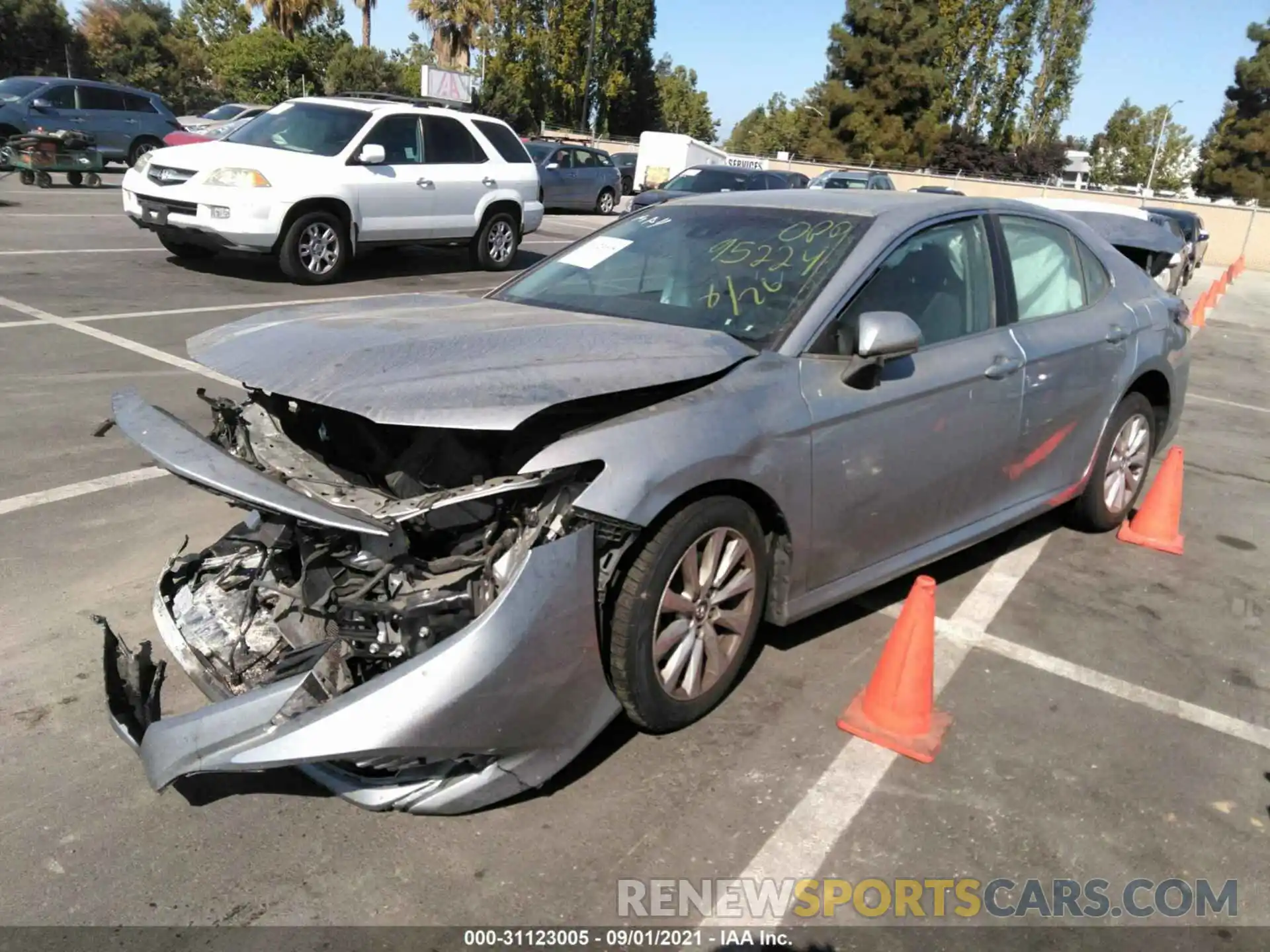 2 Photograph of a damaged car 4T1B11HK4KU759758 TOYOTA CAMRY 2019