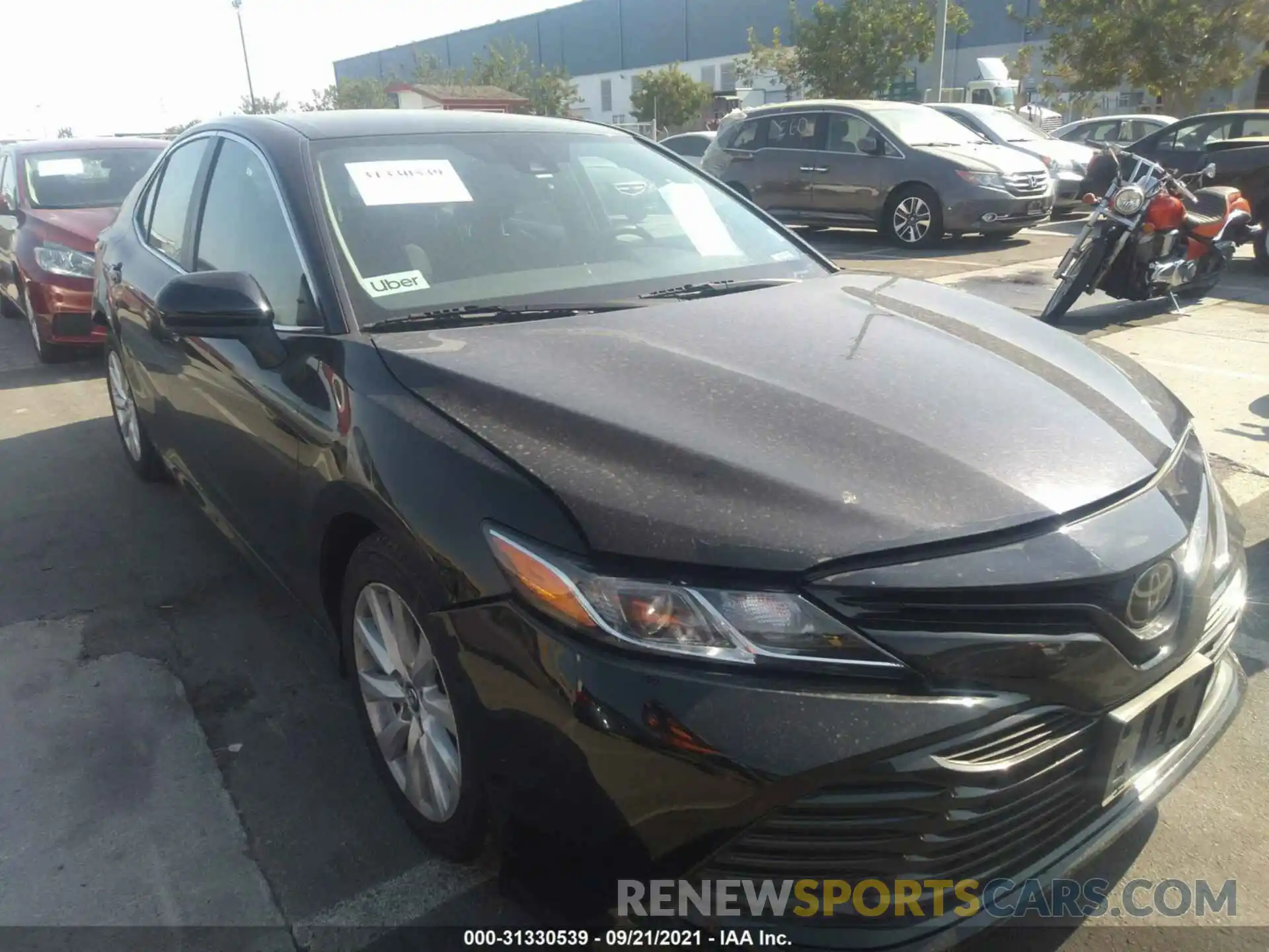 1 Photograph of a damaged car 4T1B11HK4KU760179 TOYOTA CAMRY 2019