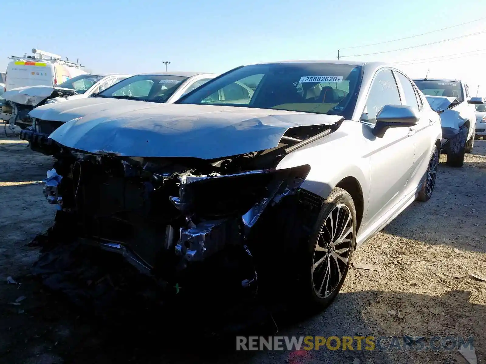 2 Photograph of a damaged car 4T1B11HK4KU760697 TOYOTA CAMRY 2019