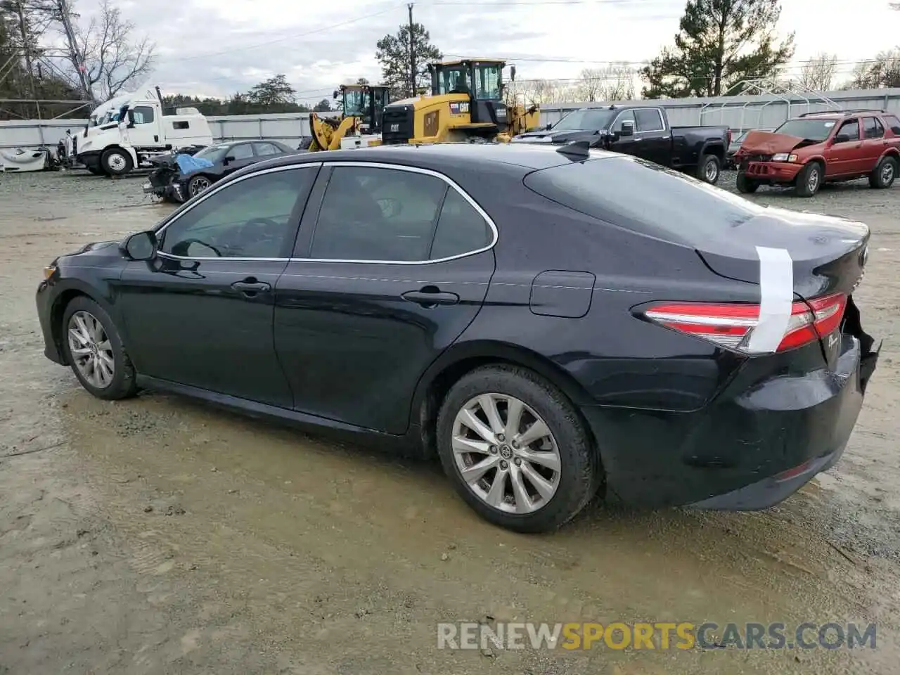 2 Photograph of a damaged car 4T1B11HK4KU763096 TOYOTA CAMRY 2019