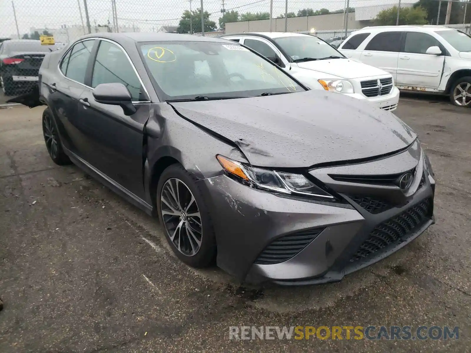 1 Photograph of a damaged car 4T1B11HK4KU764703 TOYOTA CAMRY 2019