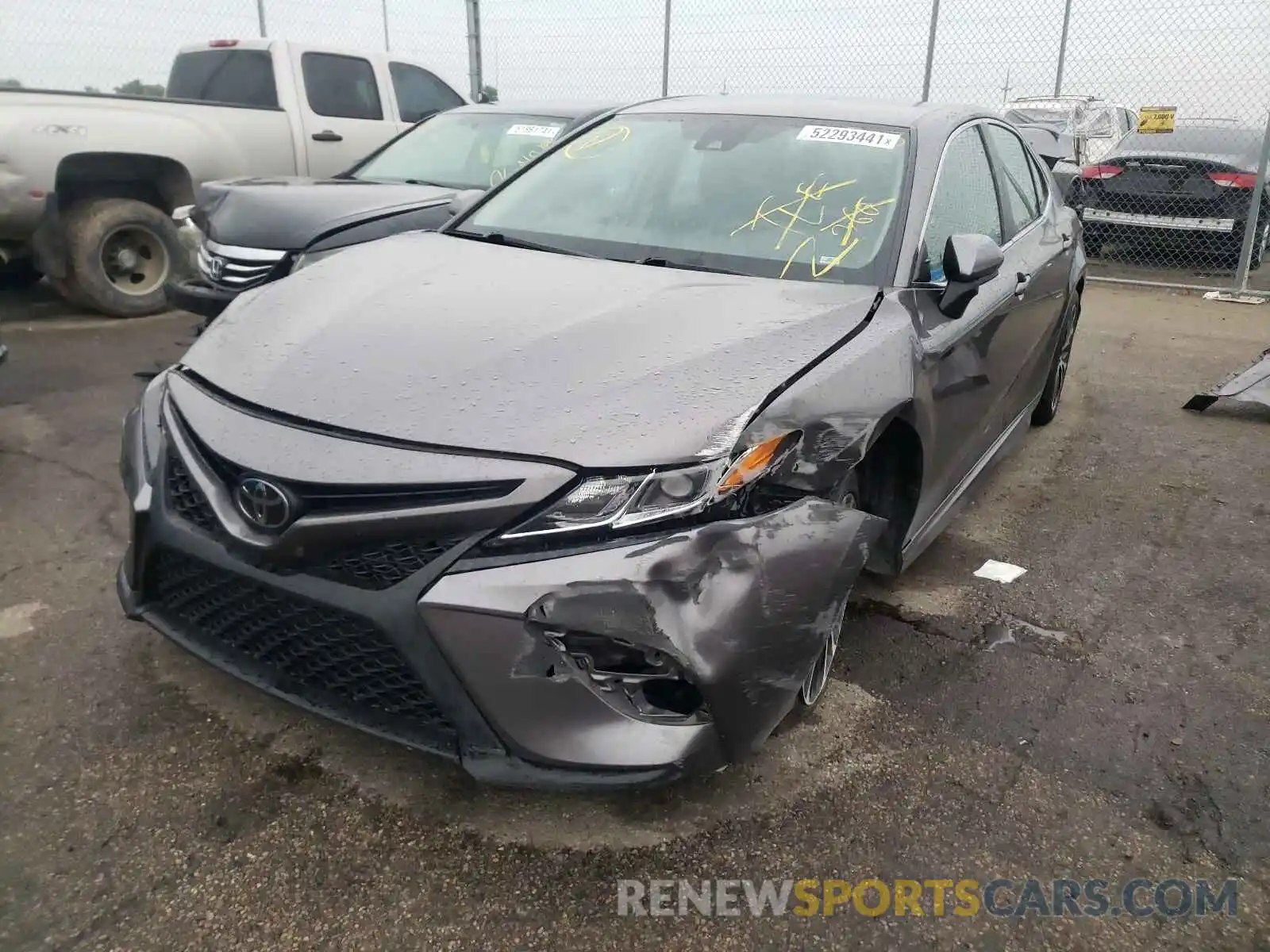 2 Photograph of a damaged car 4T1B11HK4KU764703 TOYOTA CAMRY 2019