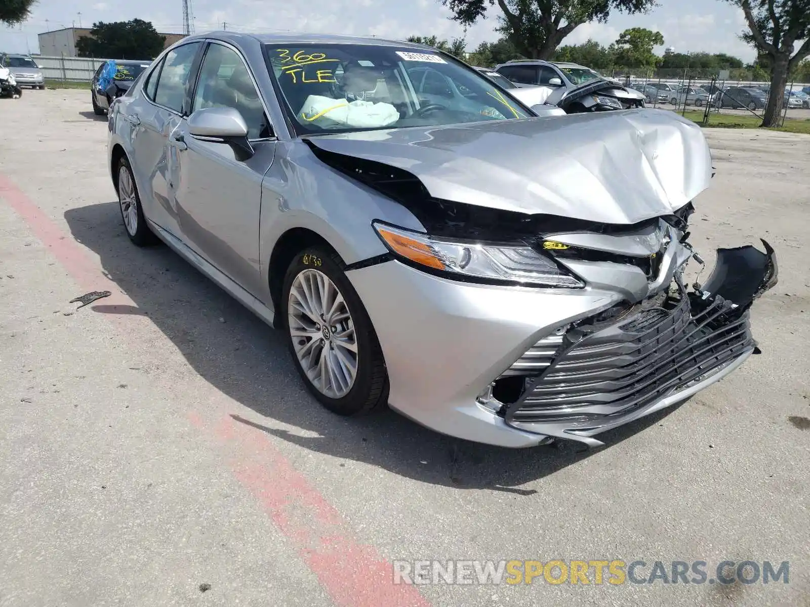 1 Photograph of a damaged car 4T1B11HK4KU766449 TOYOTA CAMRY 2019