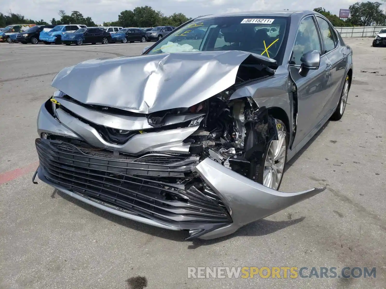 2 Photograph of a damaged car 4T1B11HK4KU766449 TOYOTA CAMRY 2019