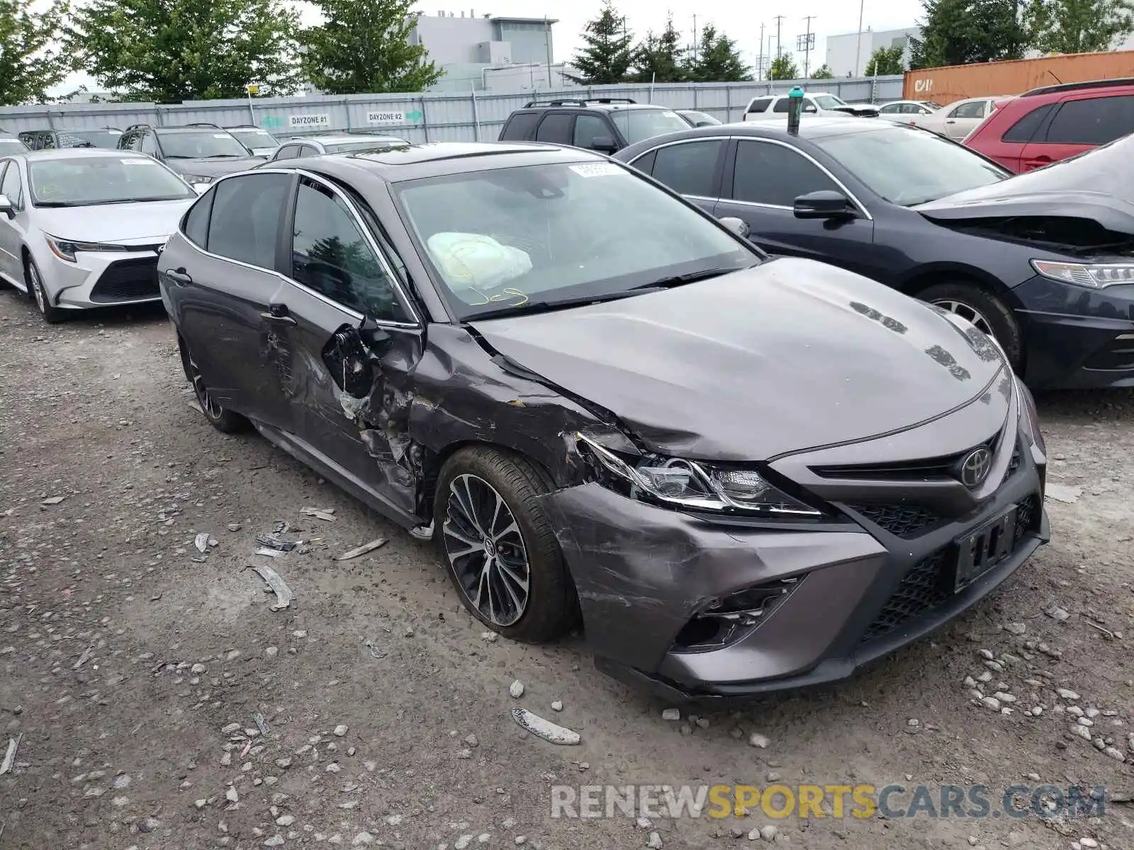 1 Photograph of a damaged car 4T1B11HK4KU768167 TOYOTA CAMRY 2019