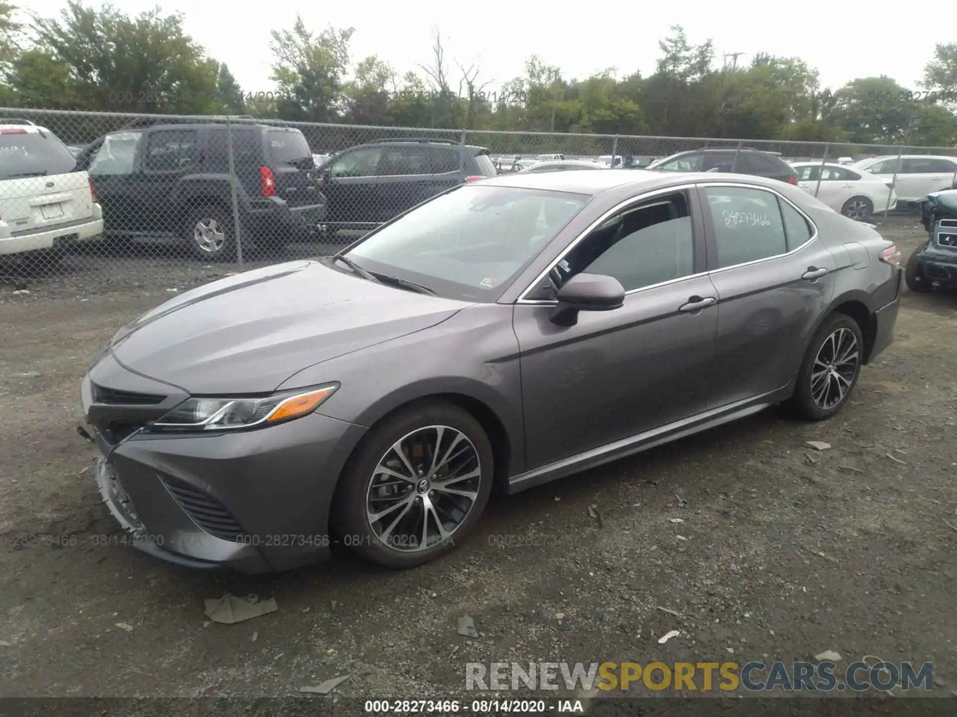 2 Photograph of a damaged car 4T1B11HK4KU770243 TOYOTA CAMRY 2019