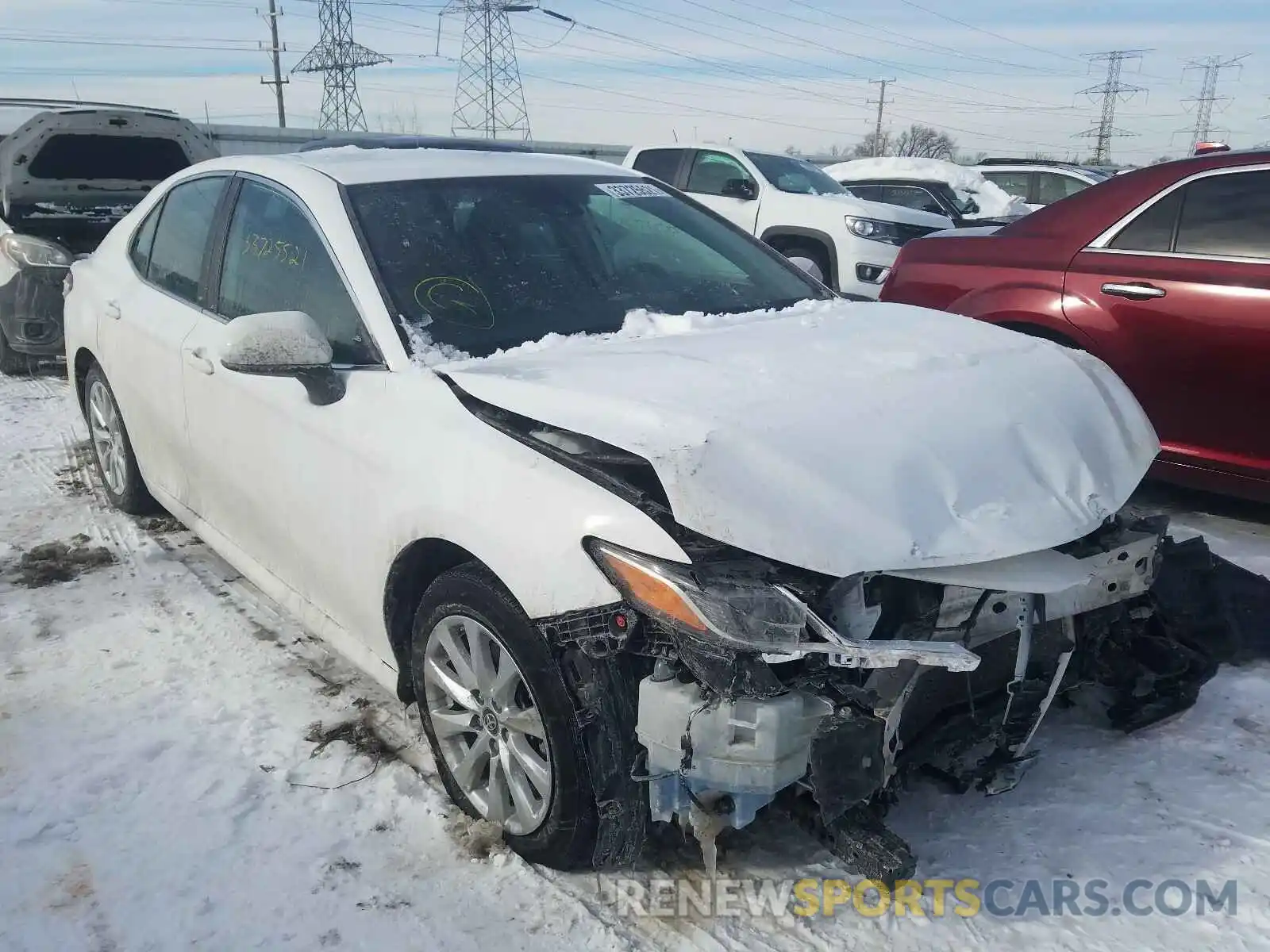 1 Photograph of a damaged car 4T1B11HK4KU771733 TOYOTA CAMRY 2019