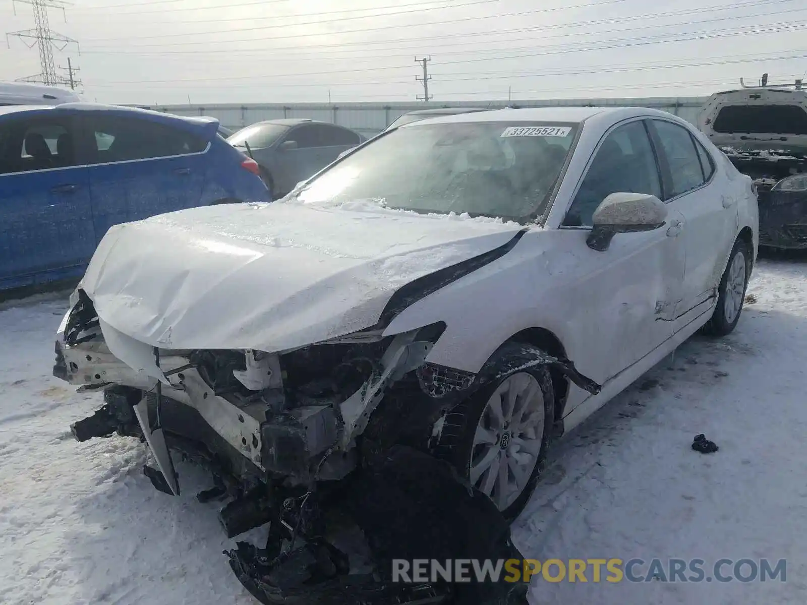 2 Photograph of a damaged car 4T1B11HK4KU771733 TOYOTA CAMRY 2019