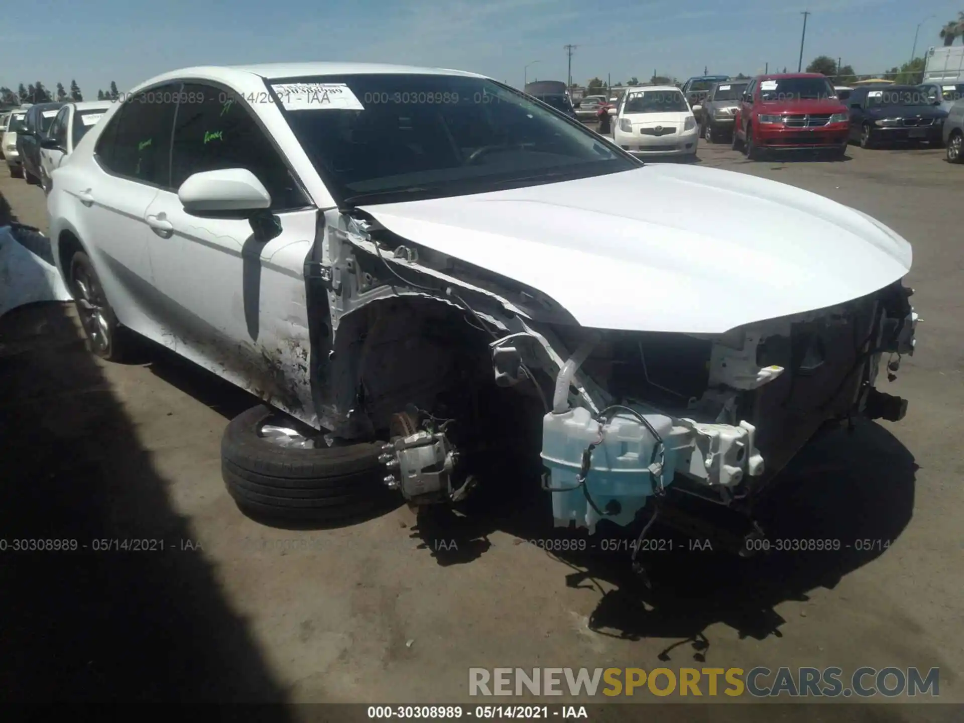 1 Photograph of a damaged car 4T1B11HK4KU773787 TOYOTA CAMRY 2019