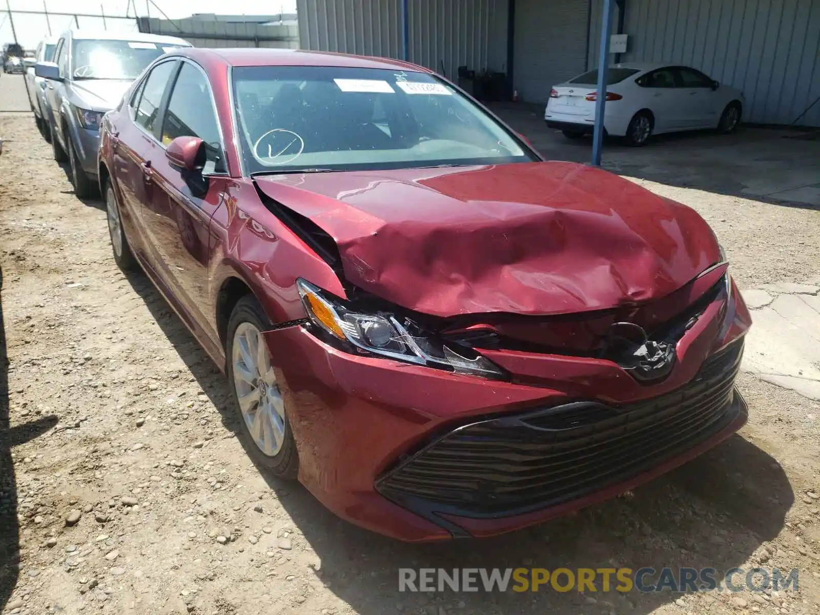 1 Photograph of a damaged car 4T1B11HK4KU774387 TOYOTA CAMRY 2019