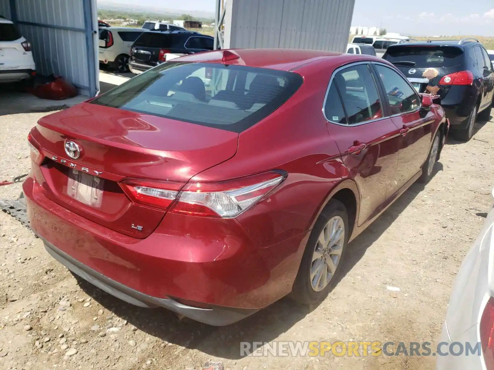 4 Фотография поврежденного автомобиля 4T1B11HK4KU774387 TOYOTA CAMRY 2019