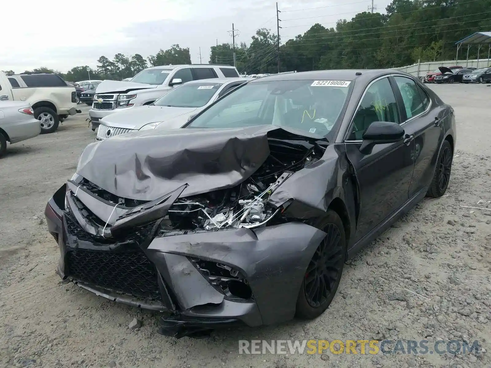 2 Photograph of a damaged car 4T1B11HK4KU776558 TOYOTA CAMRY 2019