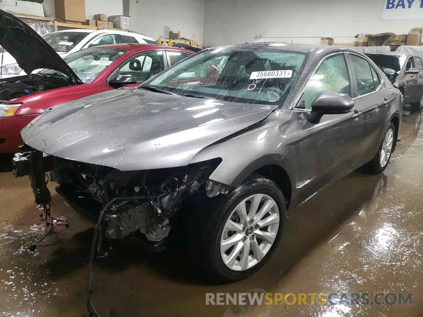 2 Photograph of a damaged car 4T1B11HK4KU778262 TOYOTA CAMRY 2019