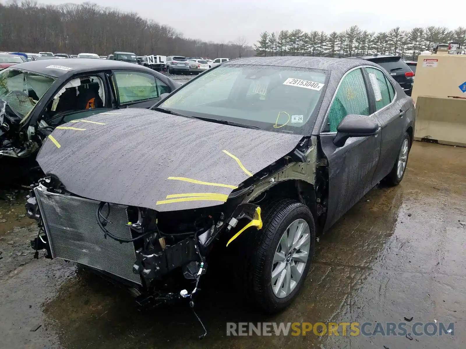 2 Photograph of a damaged car 4T1B11HK4KU778598 TOYOTA CAMRY 2019