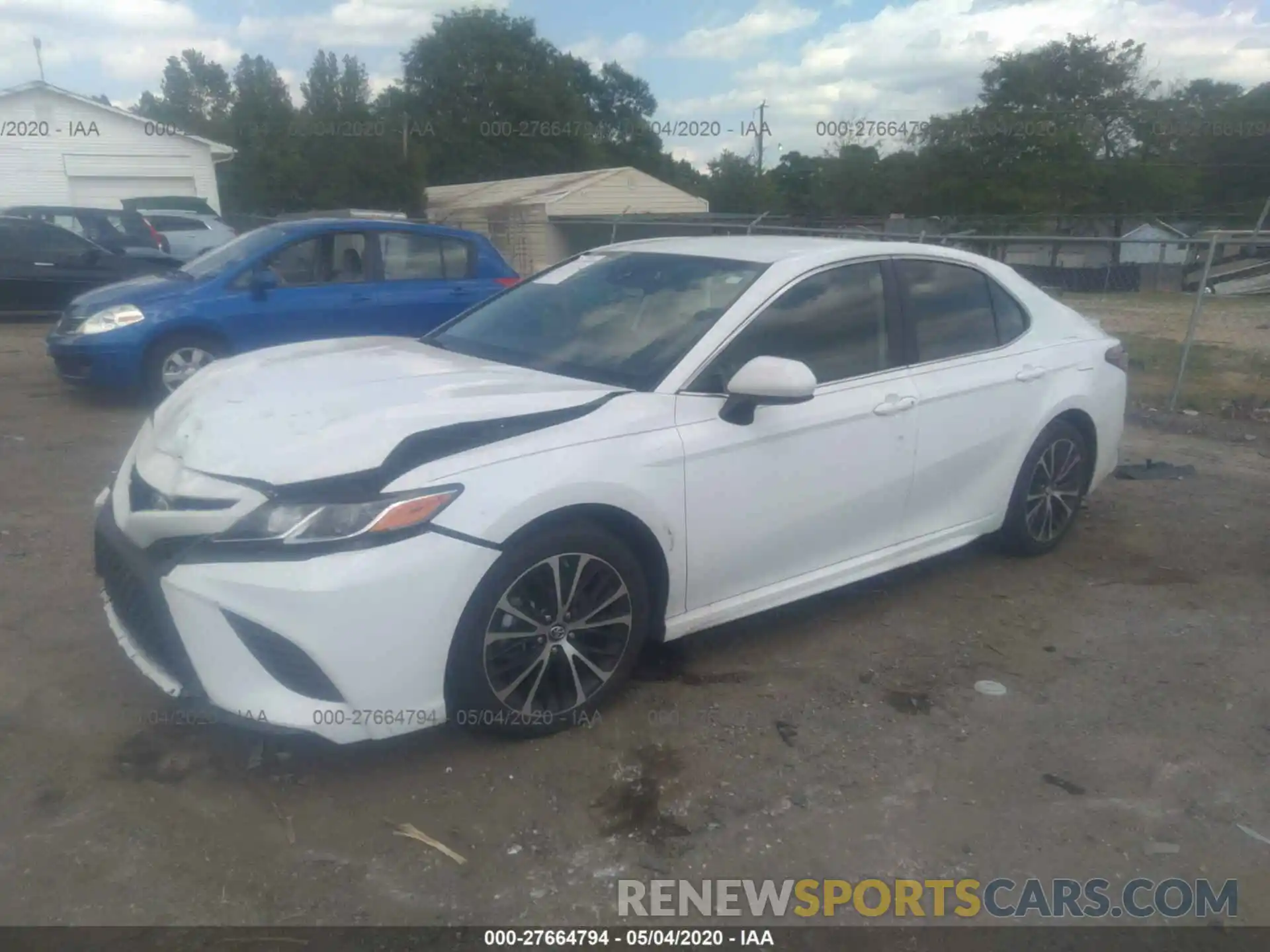 2 Photograph of a damaged car 4T1B11HK4KU782294 TOYOTA CAMRY 2019