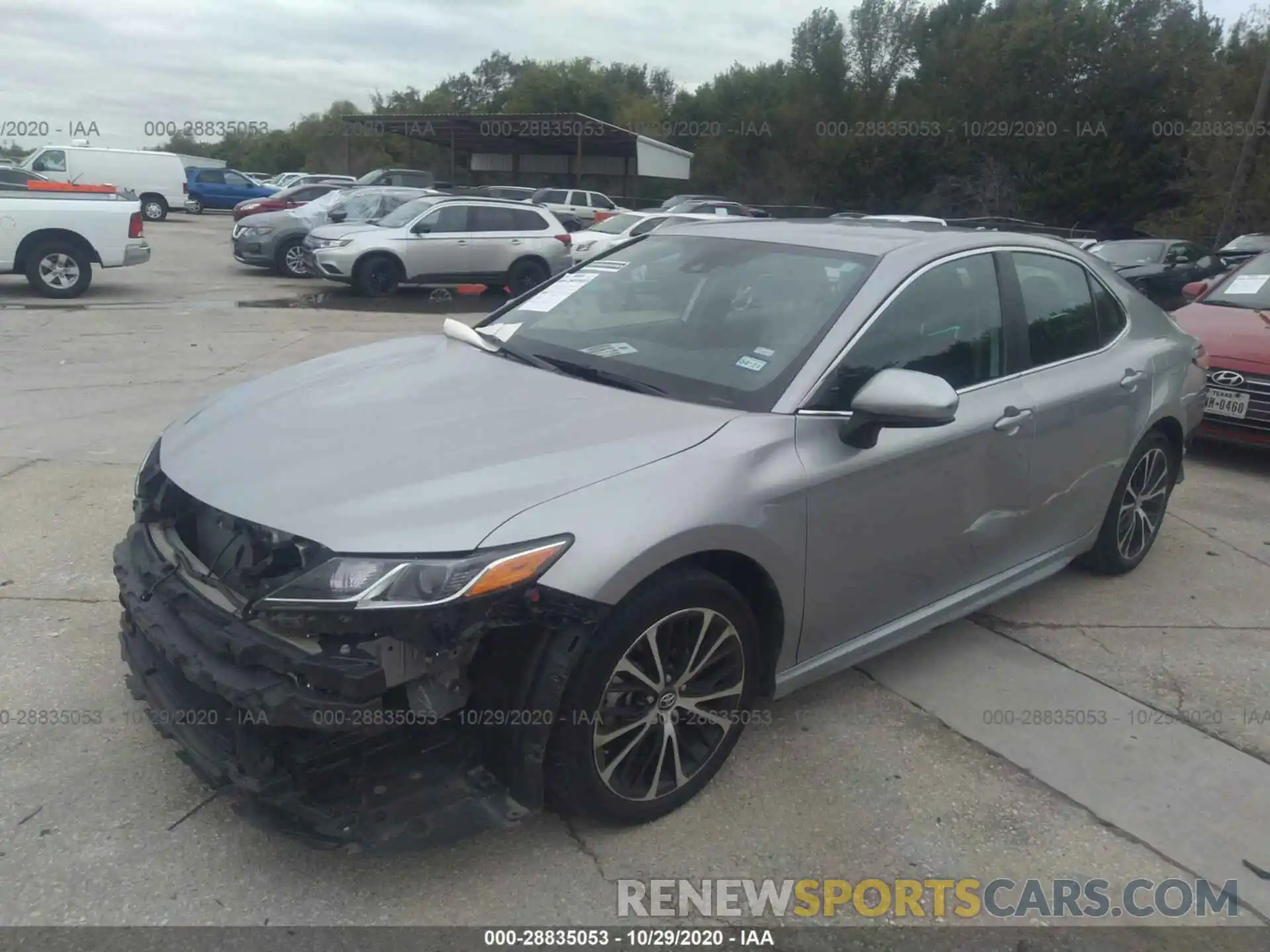 2 Photograph of a damaged car 4T1B11HK4KU783445 TOYOTA CAMRY 2019