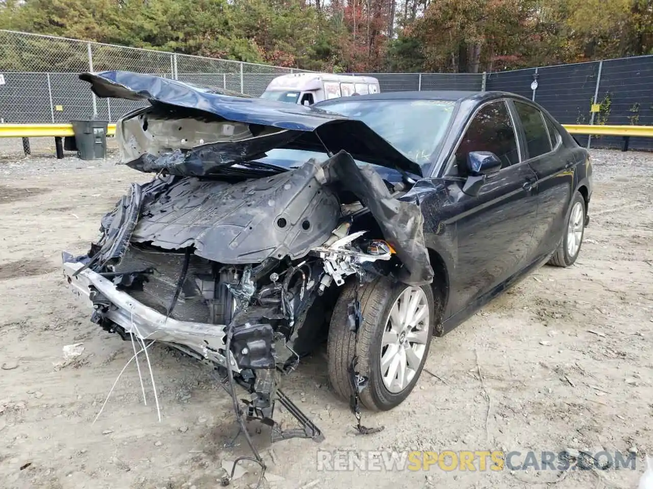 2 Photograph of a damaged car 4T1B11HK4KU783607 TOYOTA CAMRY 2019