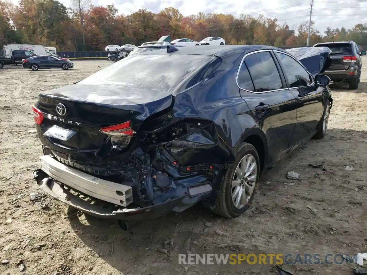 4 Photograph of a damaged car 4T1B11HK4KU783607 TOYOTA CAMRY 2019