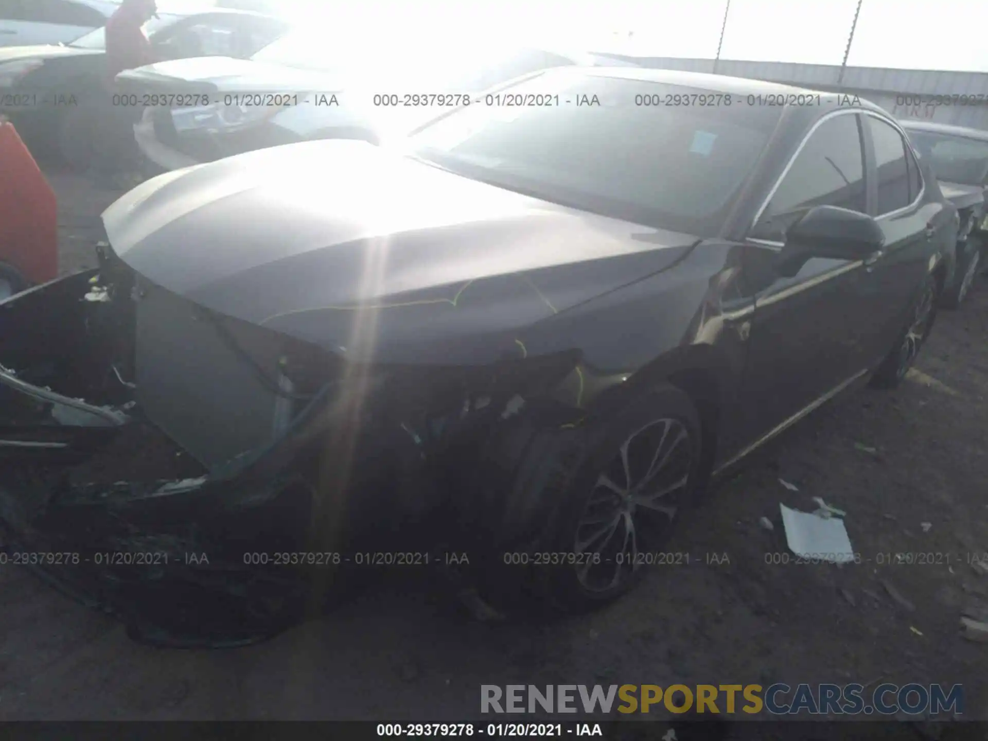 2 Photograph of a damaged car 4T1B11HK4KU784336 TOYOTA CAMRY 2019