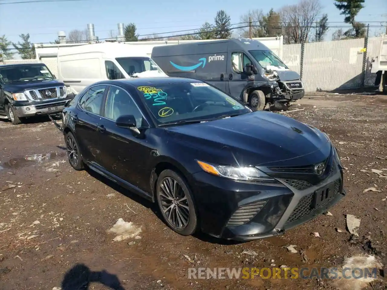 1 Photograph of a damaged car 4T1B11HK4KU786362 TOYOTA CAMRY 2019