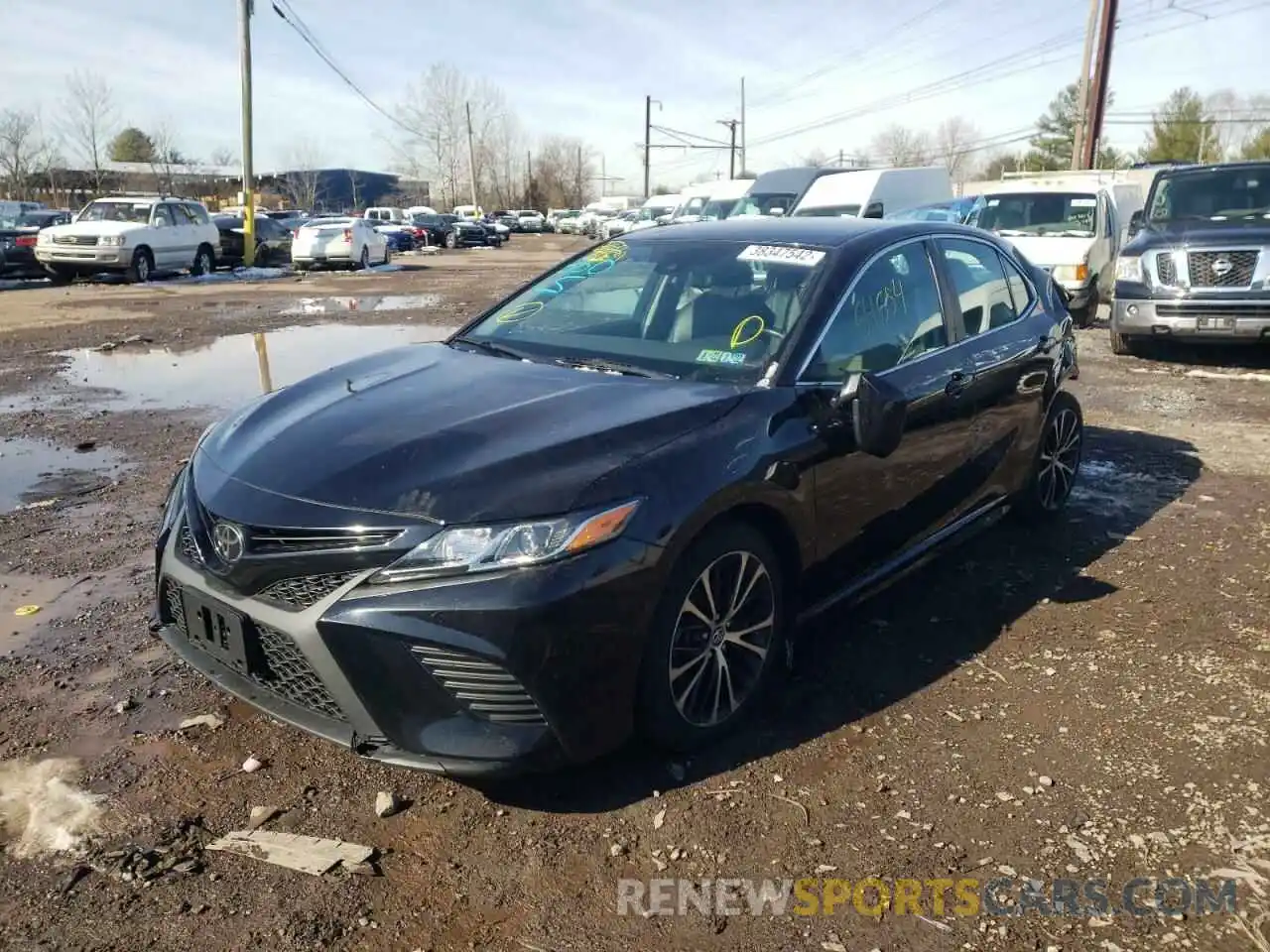 2 Photograph of a damaged car 4T1B11HK4KU786362 TOYOTA CAMRY 2019