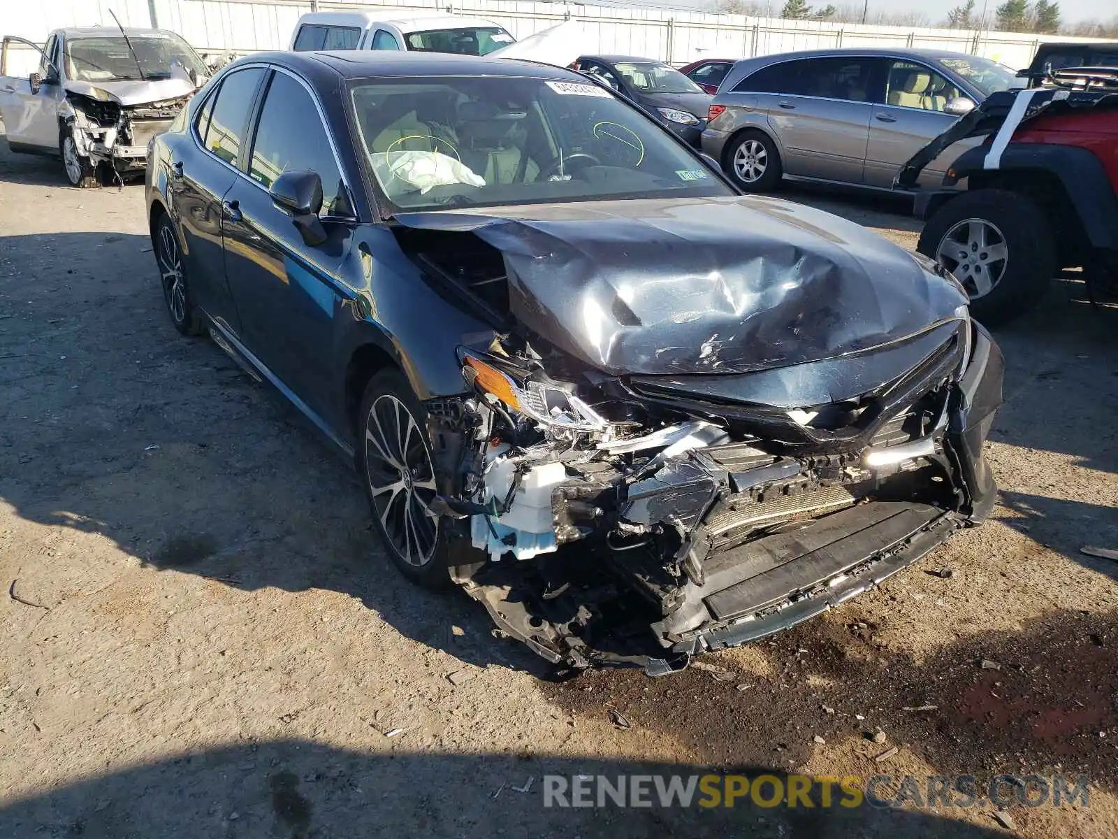 1 Photograph of a damaged car 4T1B11HK4KU788807 TOYOTA CAMRY 2019