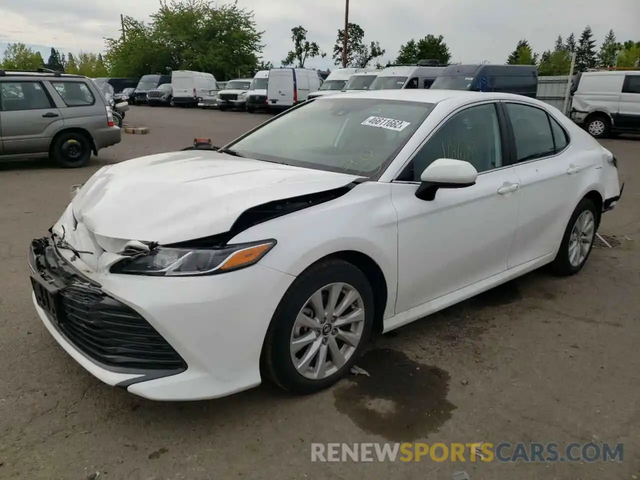 2 Photograph of a damaged car 4T1B11HK4KU789570 TOYOTA CAMRY 2019